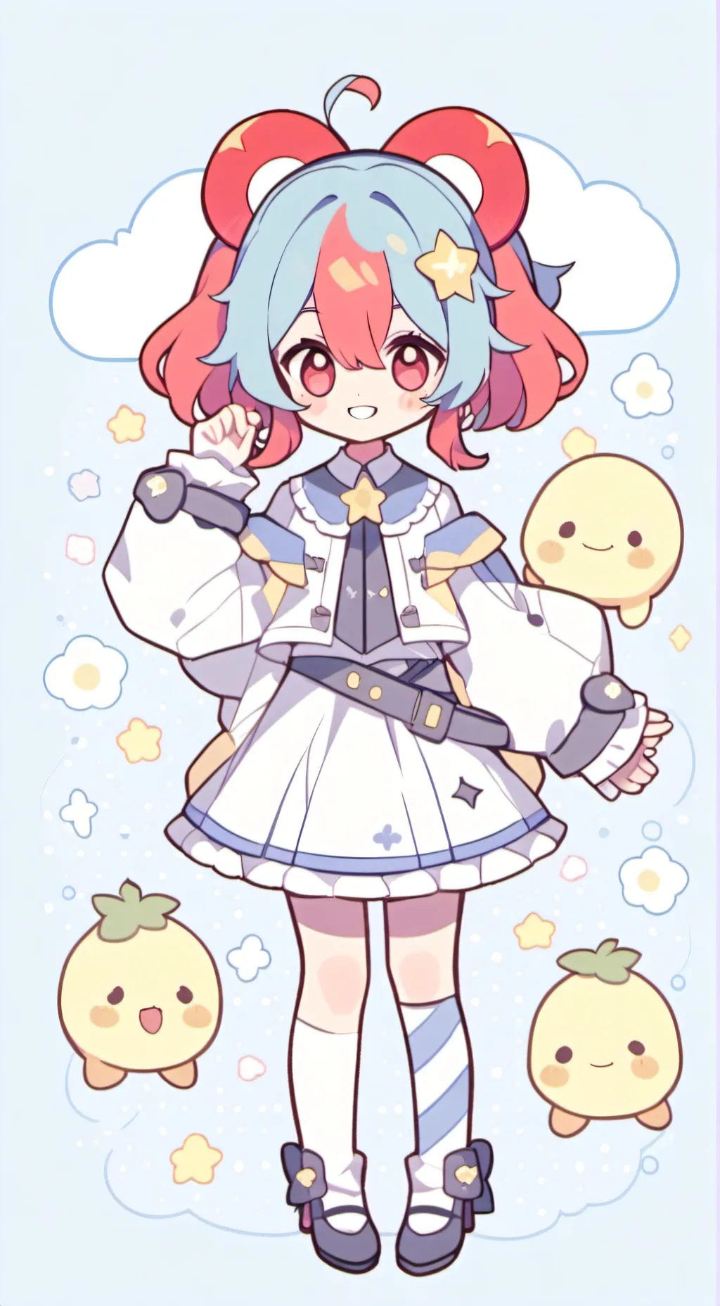 ai character: TRIPLE BAKA SCHOOL background