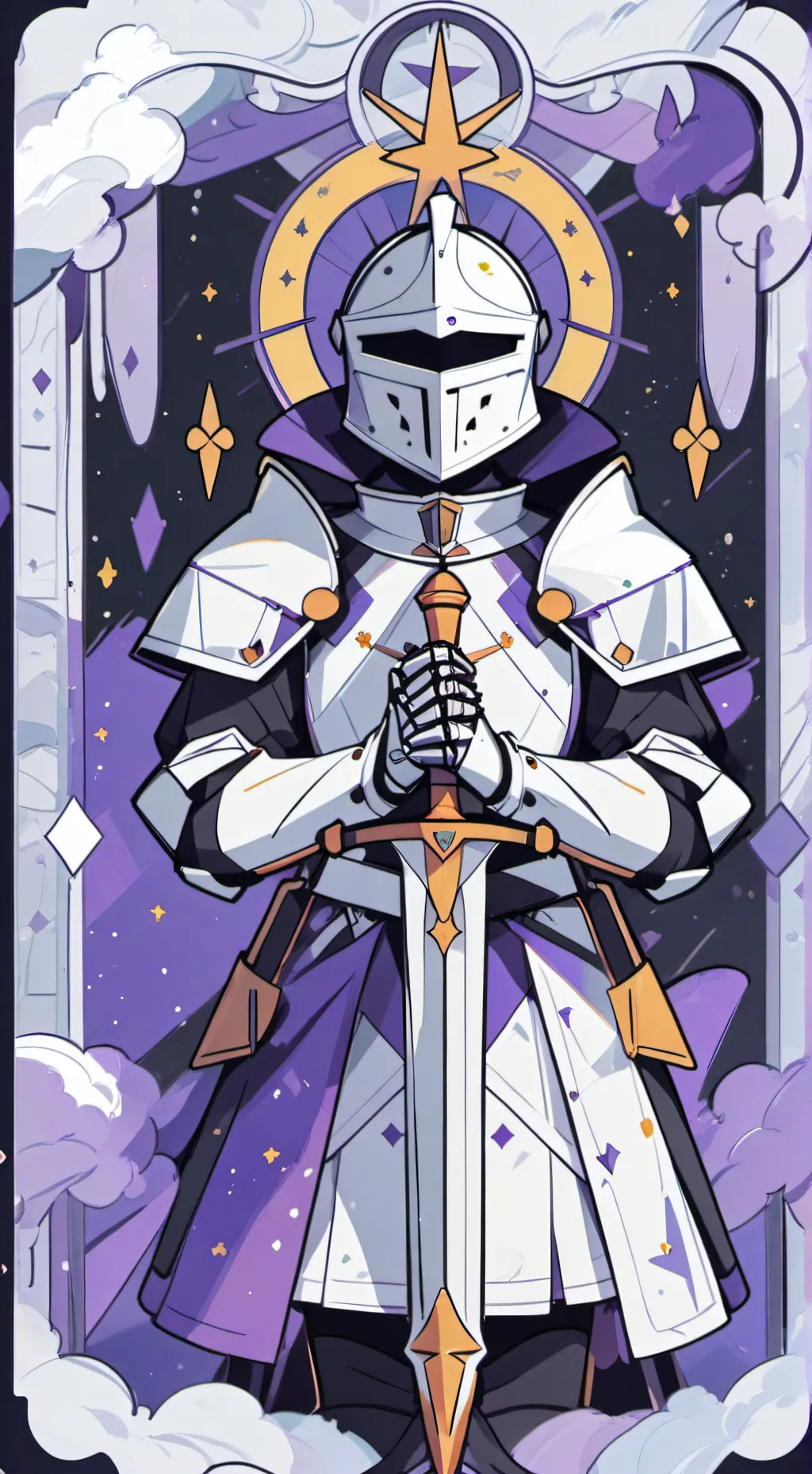 ai character: Knight background