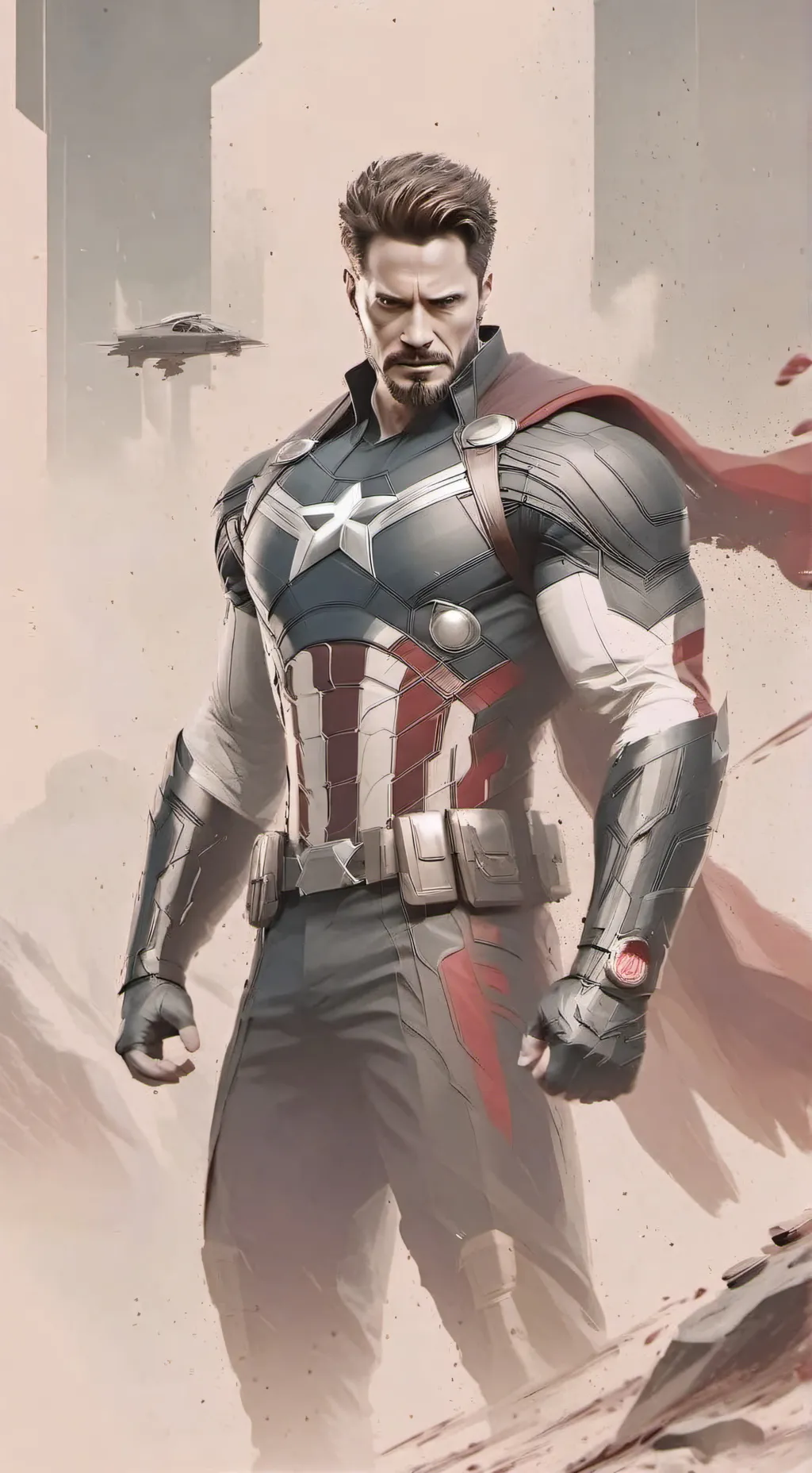 ai character: avengers x mha background