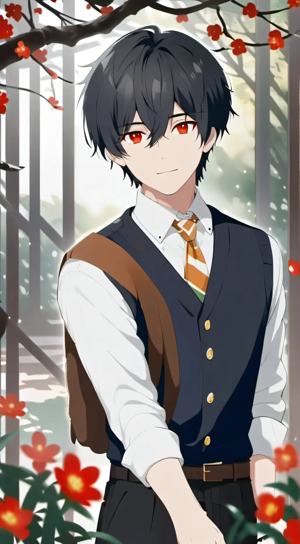 ai character: MHA sad background