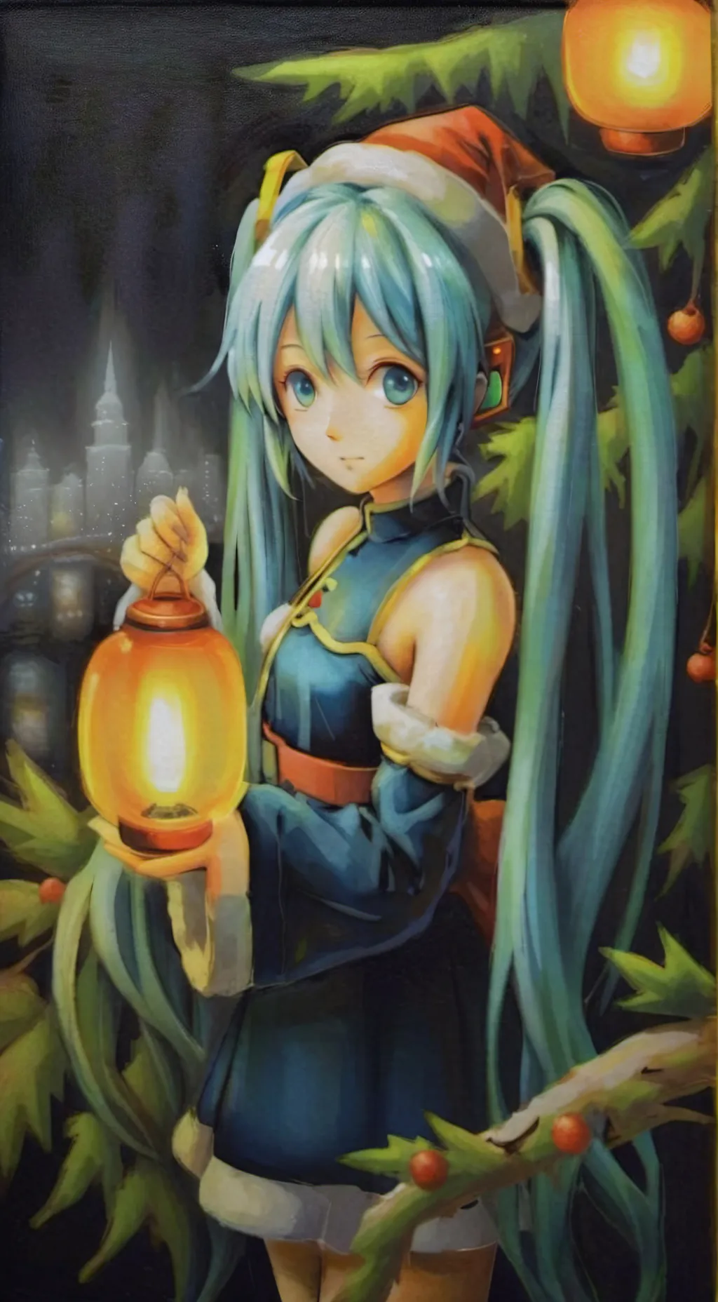 ai character: ☆a CH Christmas☆ background