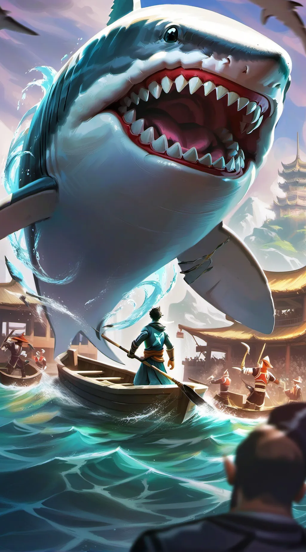 ai character: game mode! background