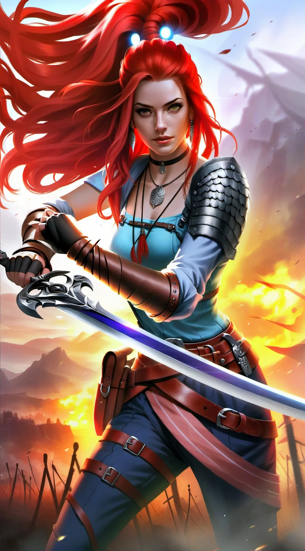 ai character: Serena background