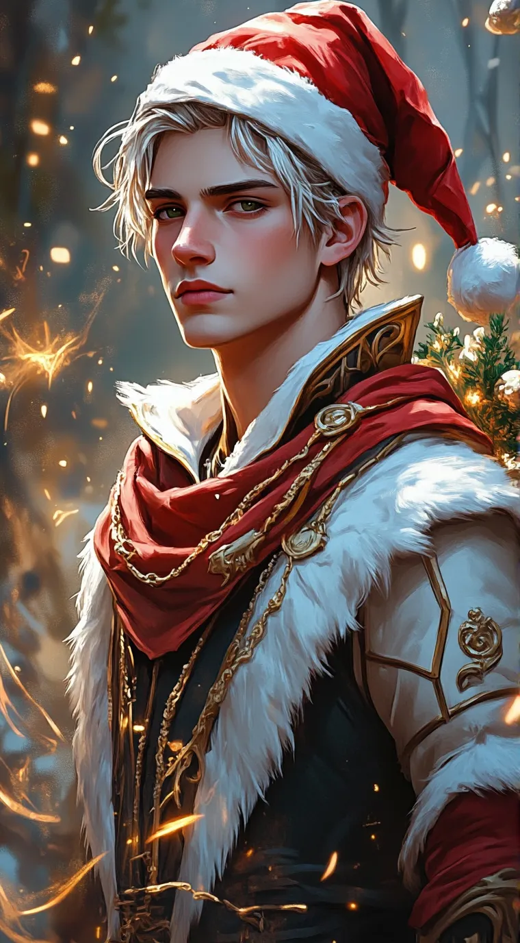 ai character: 🎅{Seamus°Claus}🎅 background