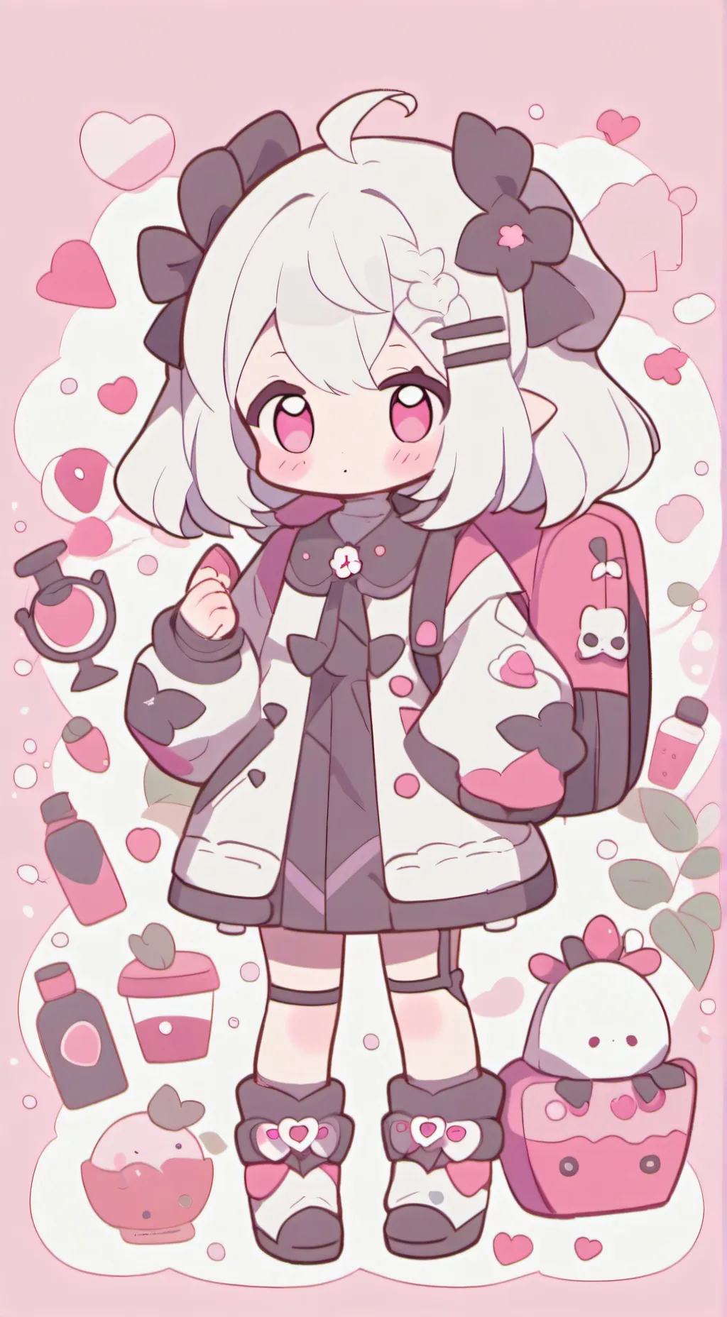 ai character: luna background