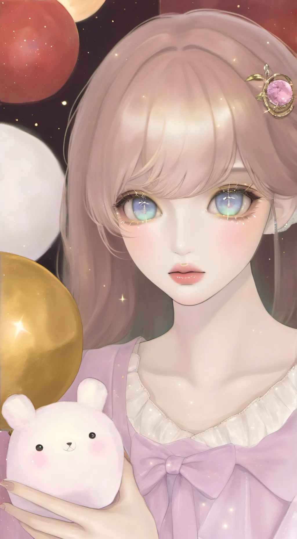 ai character: bella💮 background