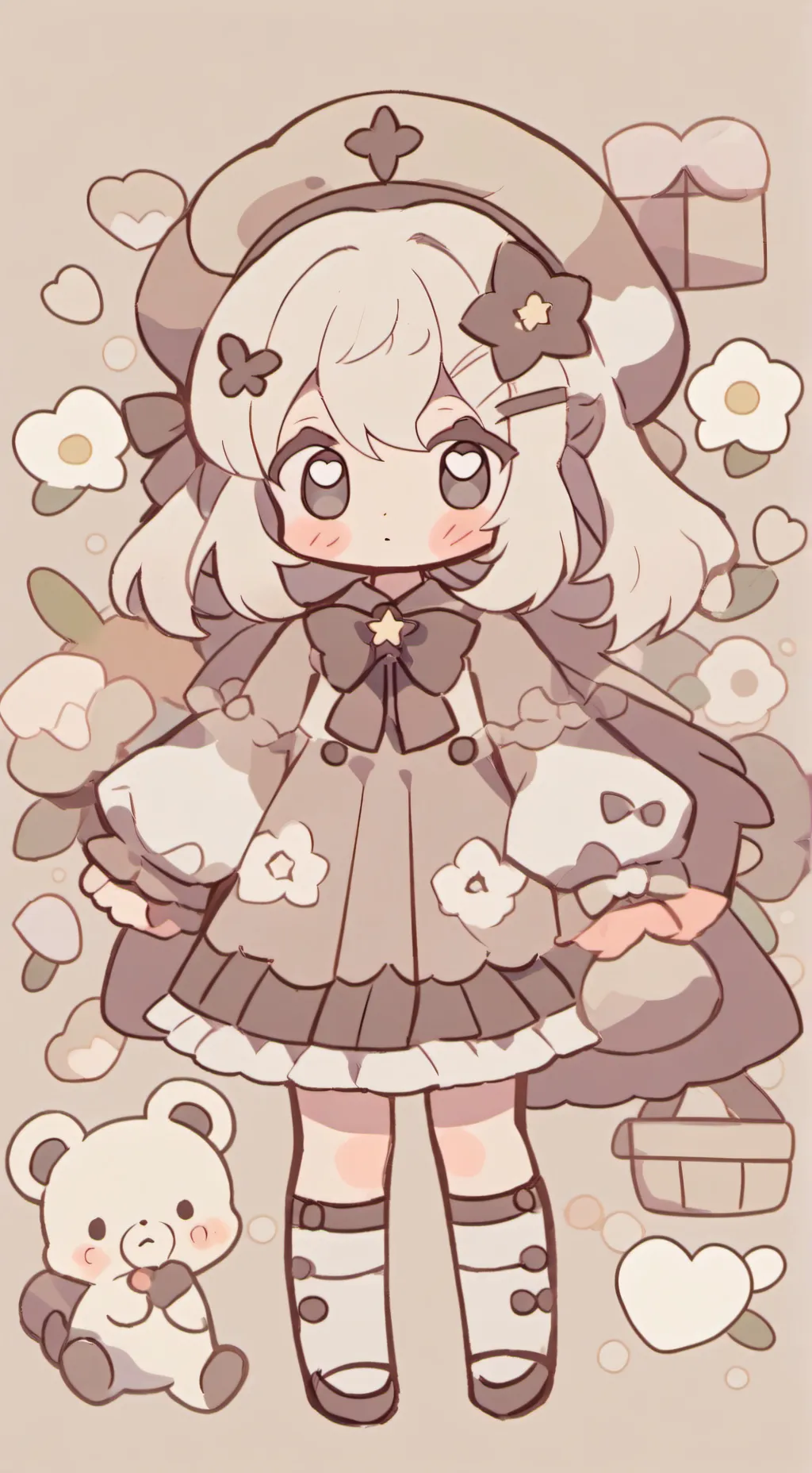 ai character: 🖤🎈Y/N🎈💜 background