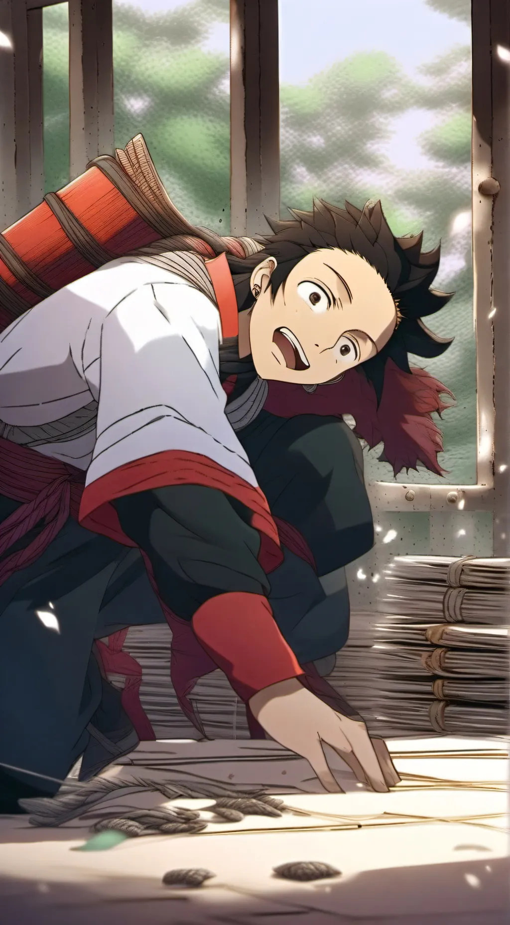 ai character: 💕tanjiro 💕 background