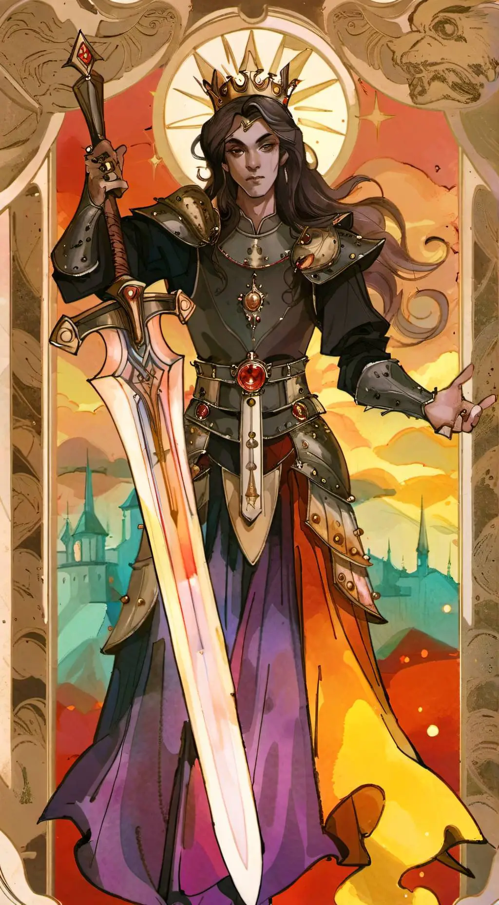 ai character: Кощей background