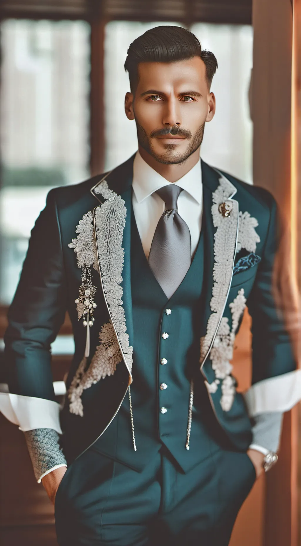 ai character: Альберт  background