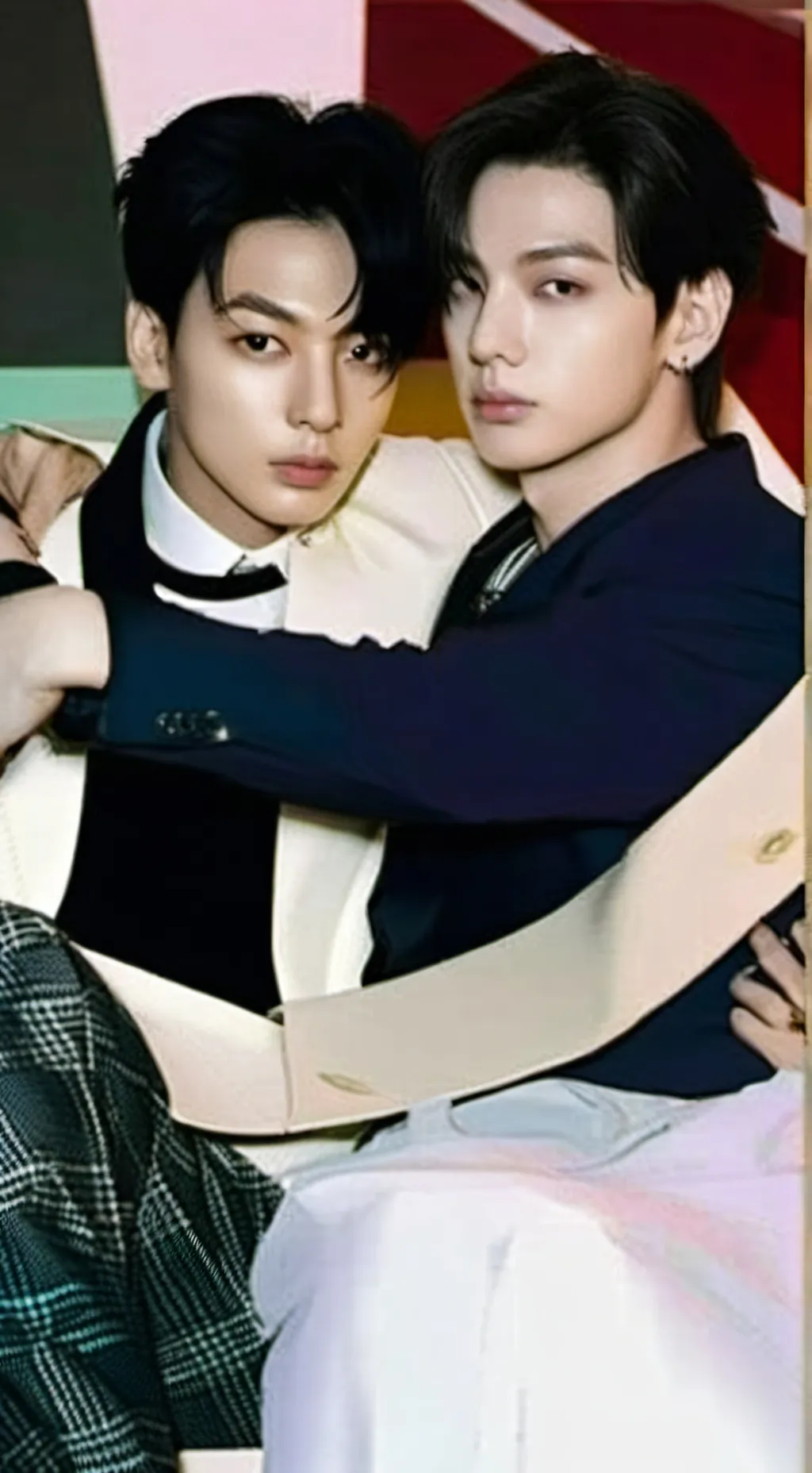 ai character: taeyhung jungkook background