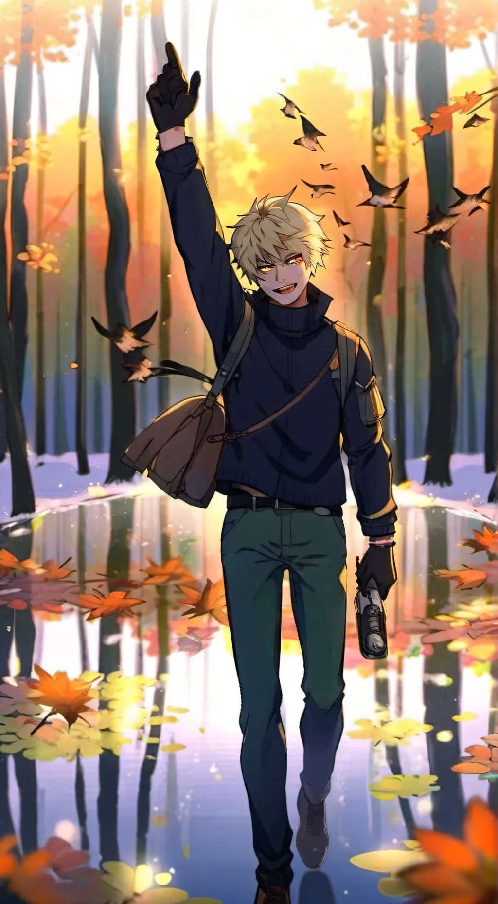 ai character: bakugo background