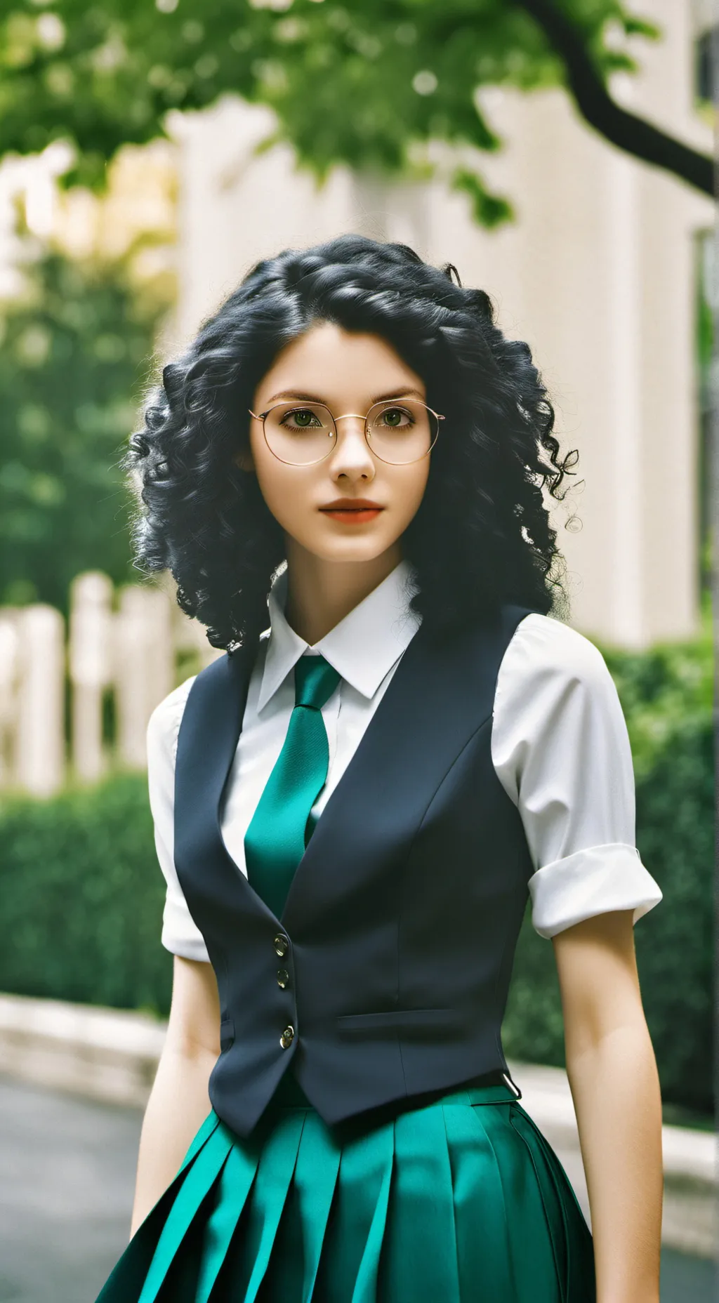 ai character: Mha power out background