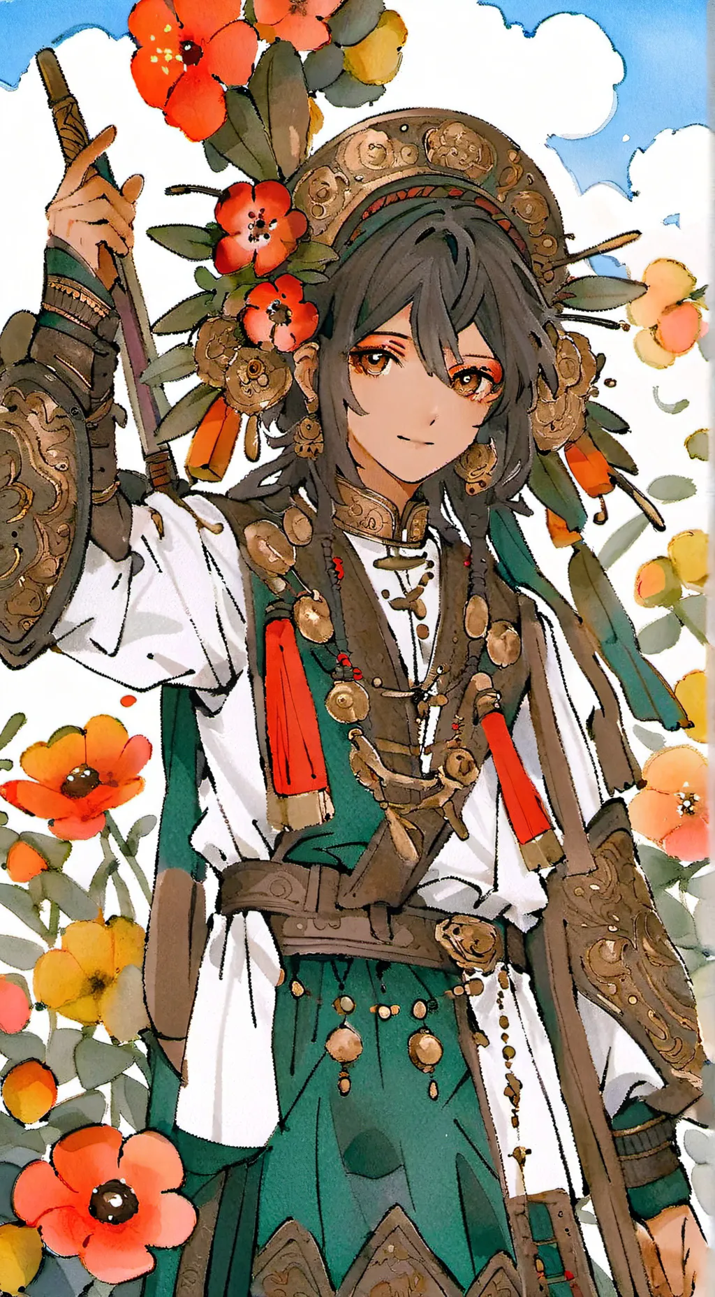 ai character: Даня background