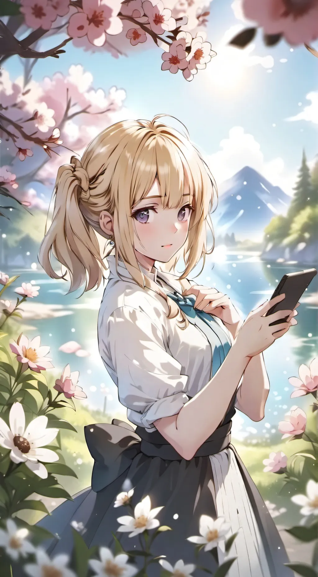 ai character: Leïla  background