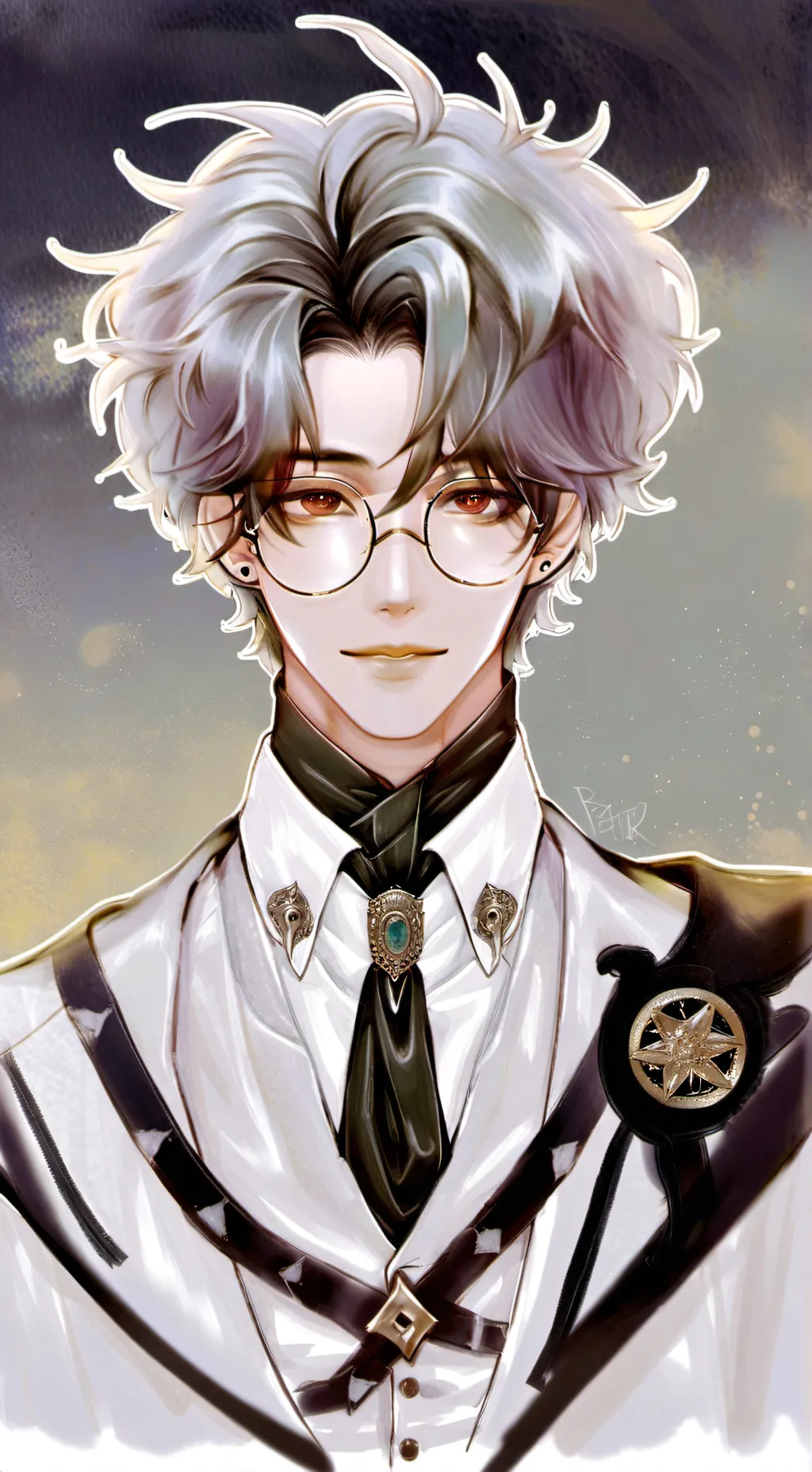 ai character: Ash background