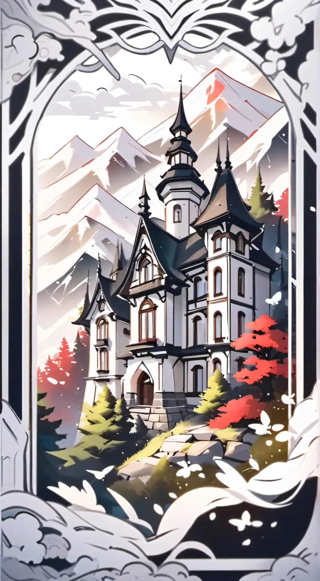 ai character: For Christmas  background