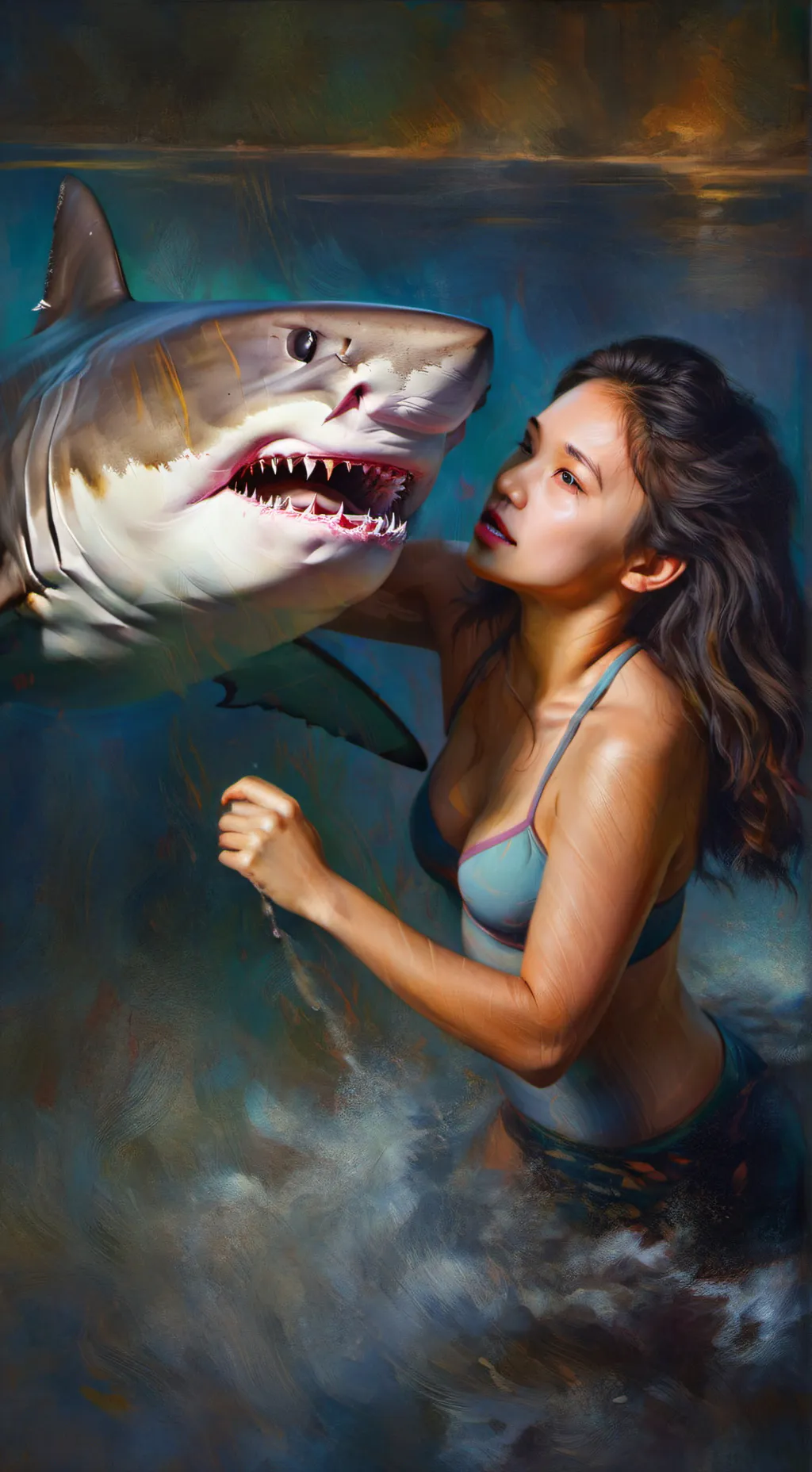 ai character: gta shark bite background