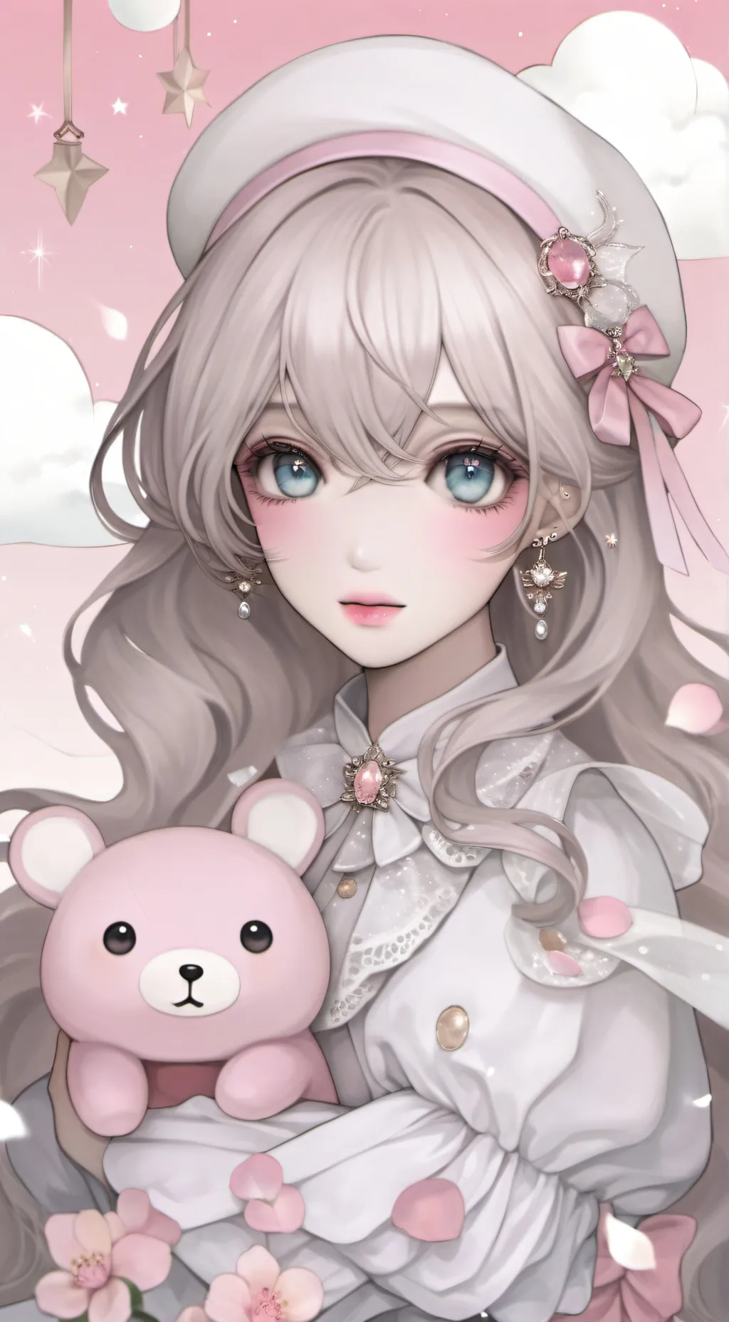 ai character: Susie 🖤🩷 background