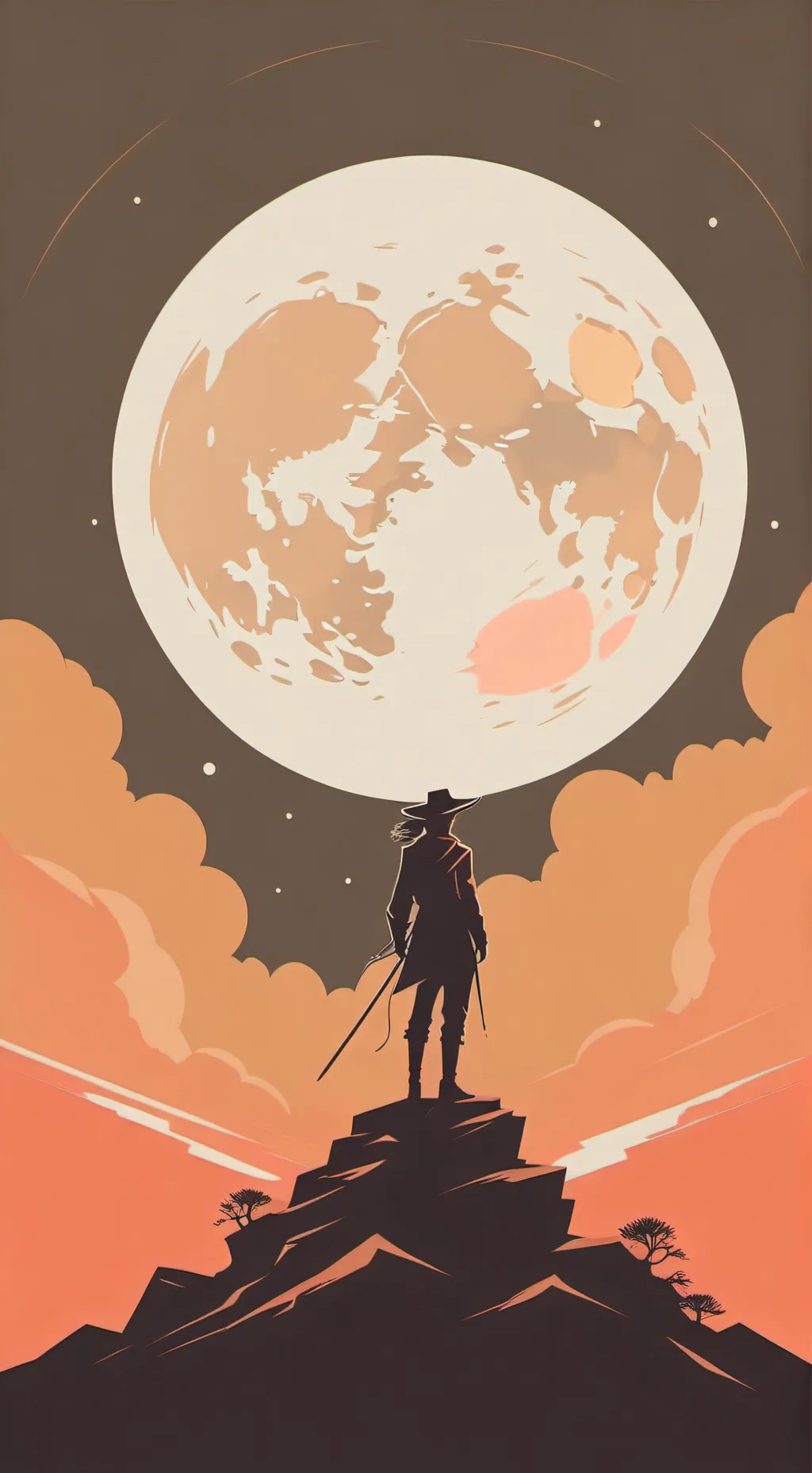 ai character: 🌕⭐~astro~⭐🌕  x you background