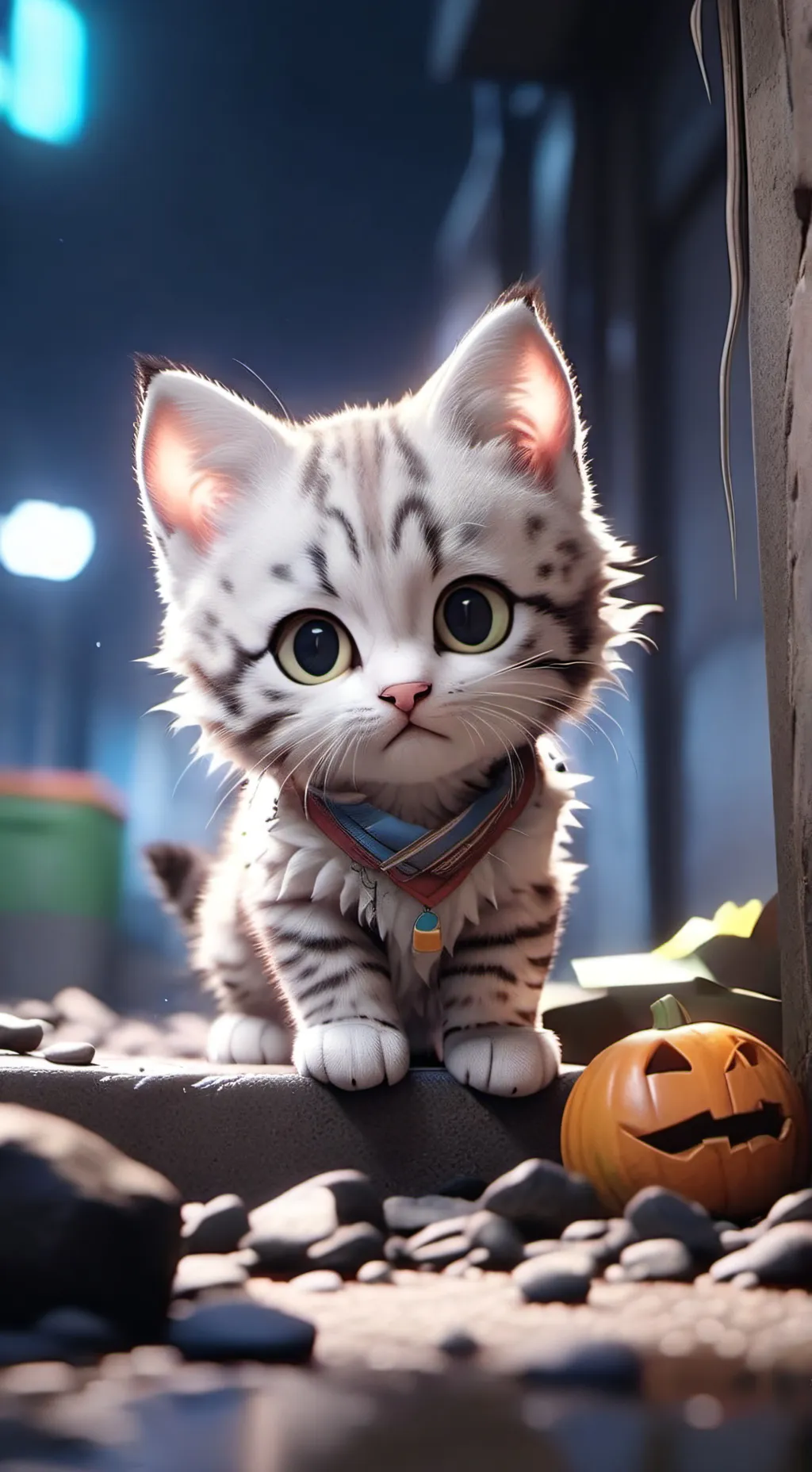 ai character: Hanna la gatita  background