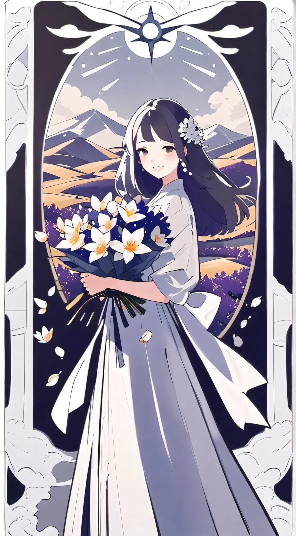 ai character: rosa background