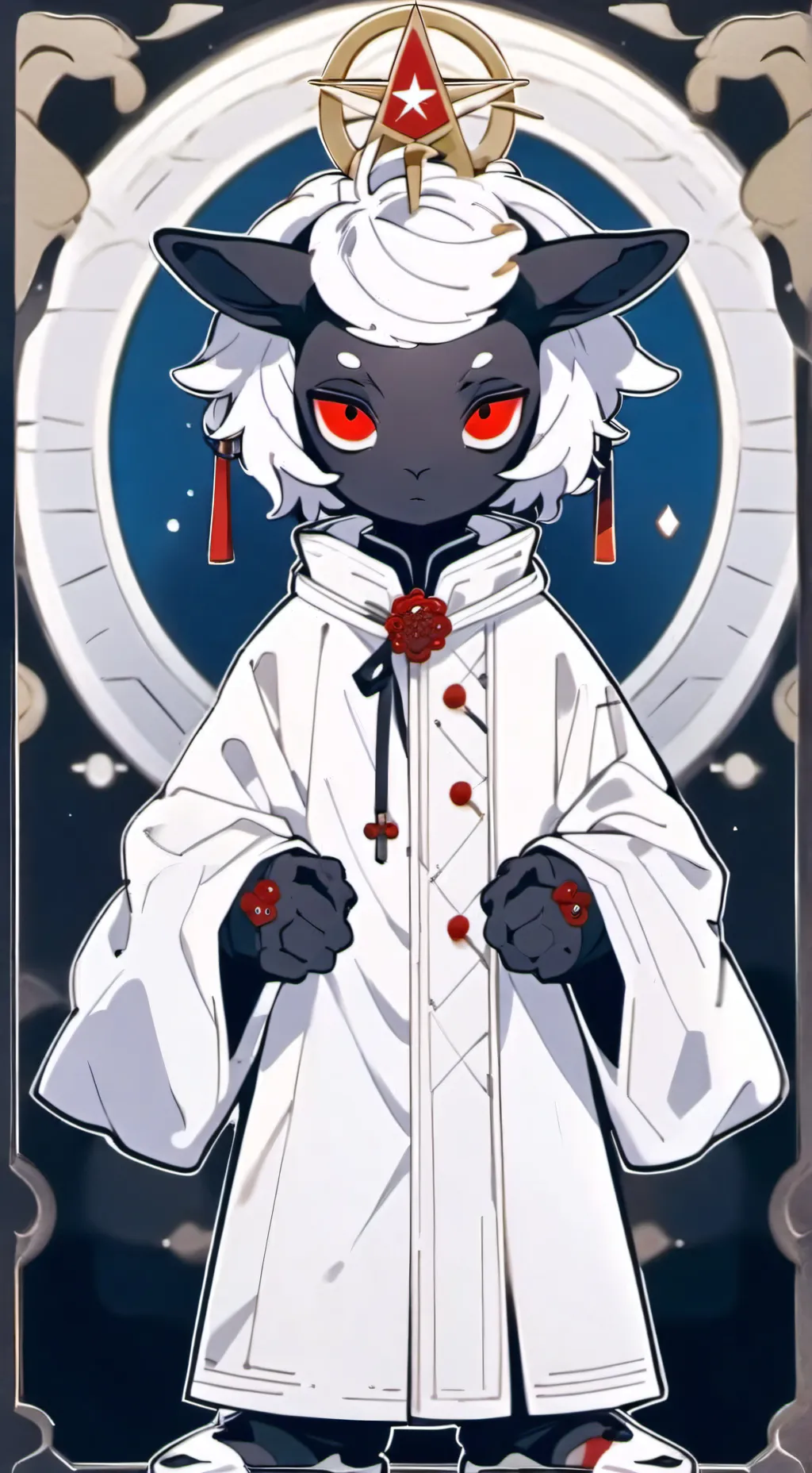 ai character: Cūlt of the Lamb. background