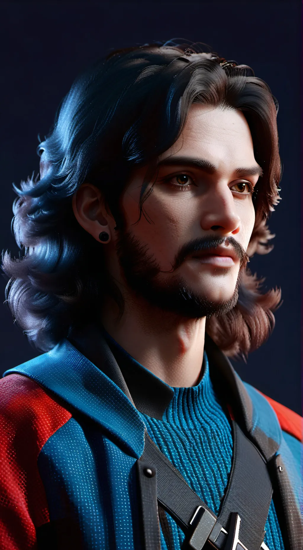 ai character: Circuit background