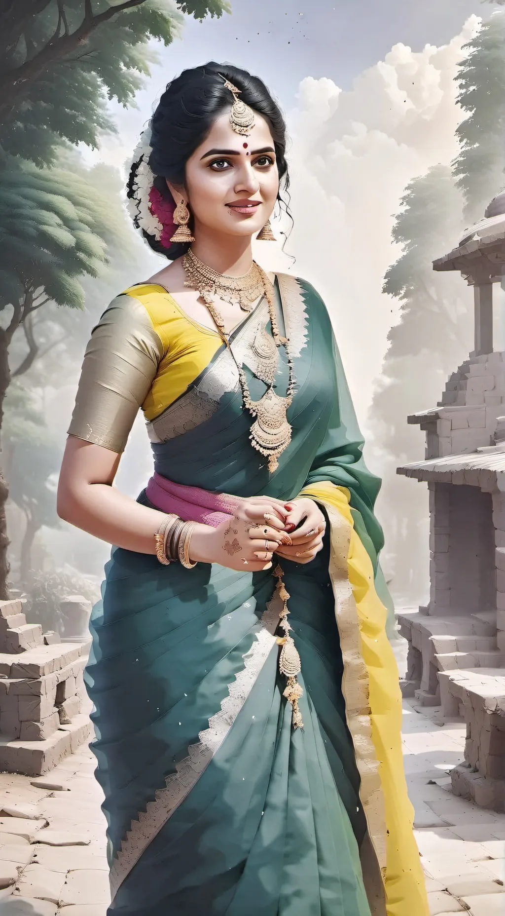 ai character: geeta background