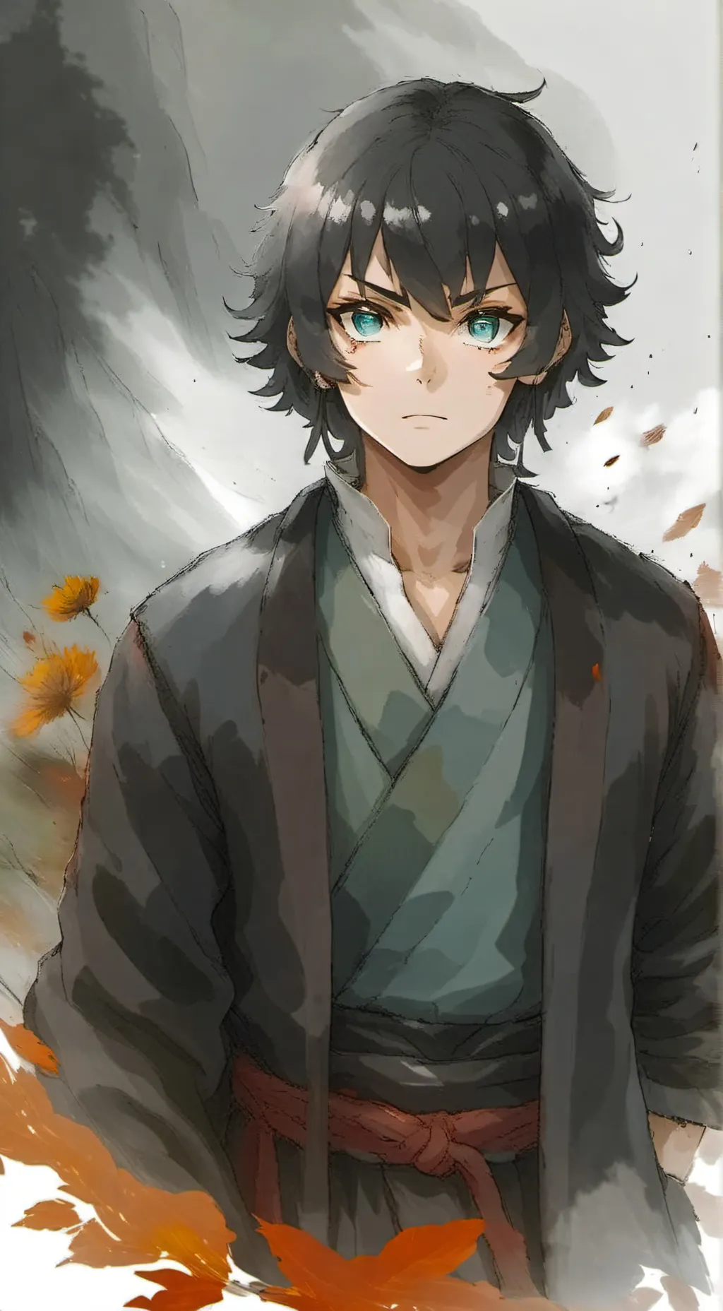 ai character: 🐗inosuke 🐗 background