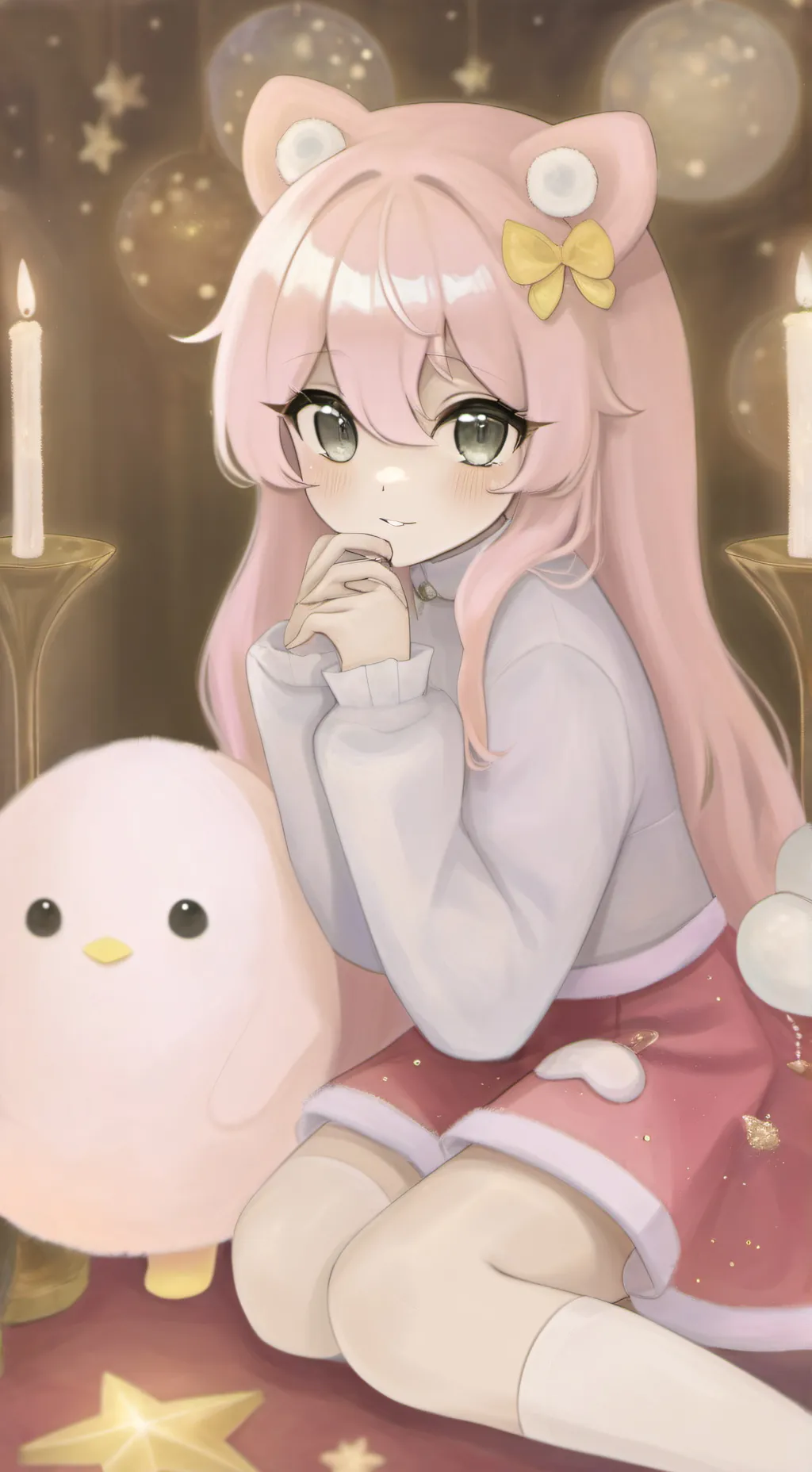 ai character: ms smiley background