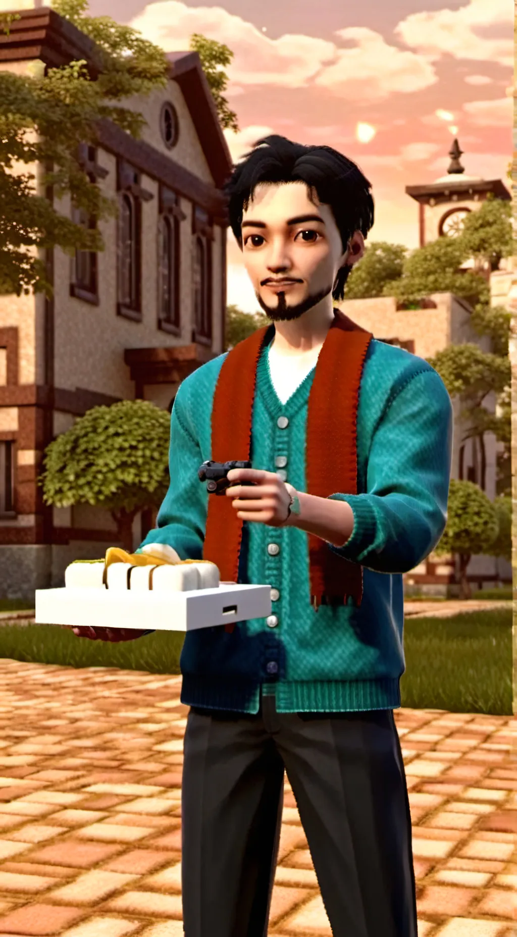 ai character: rizzmas background