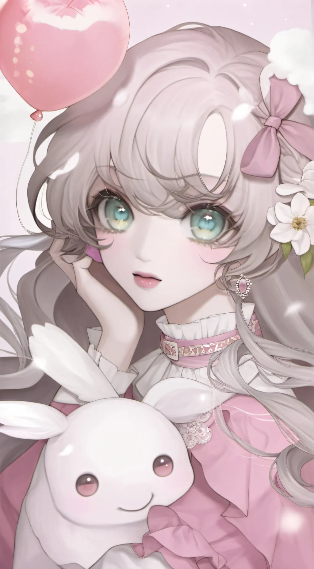 ai character: ◉⁠‿⁠◉ Aizhel kate  background