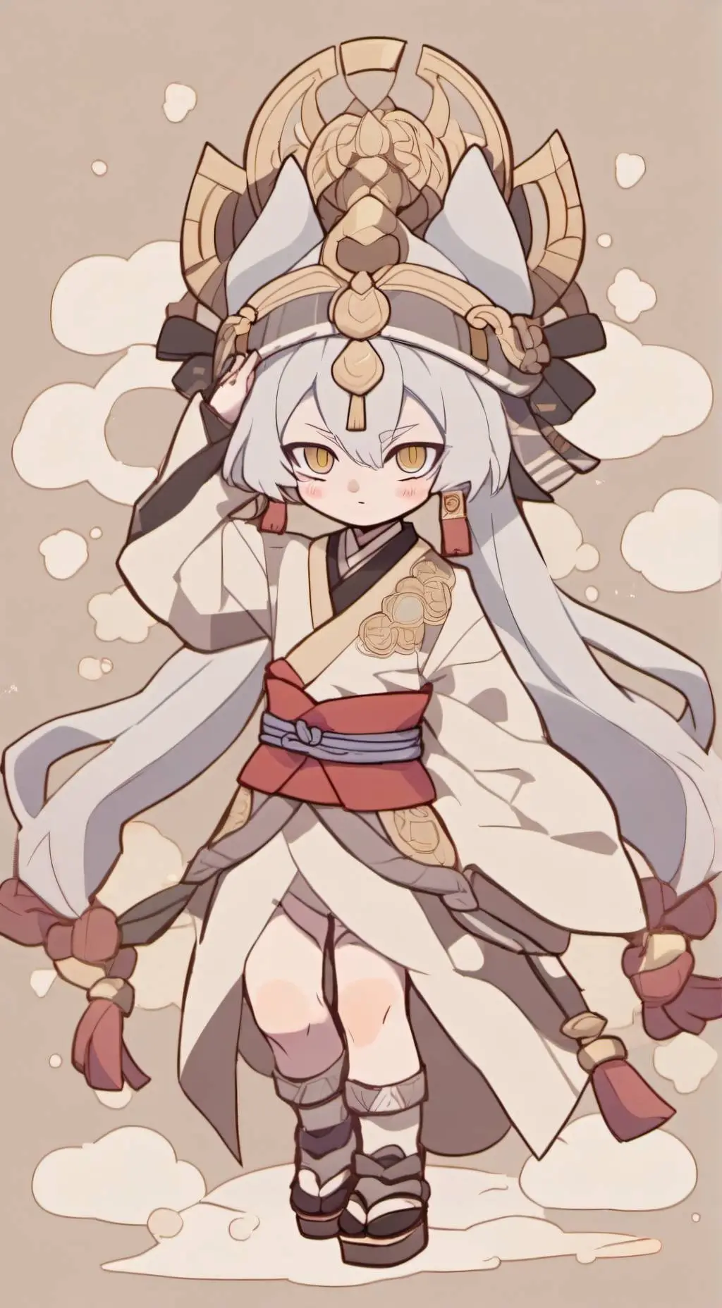 ai character: CHIBI KEN MAHORAGA background