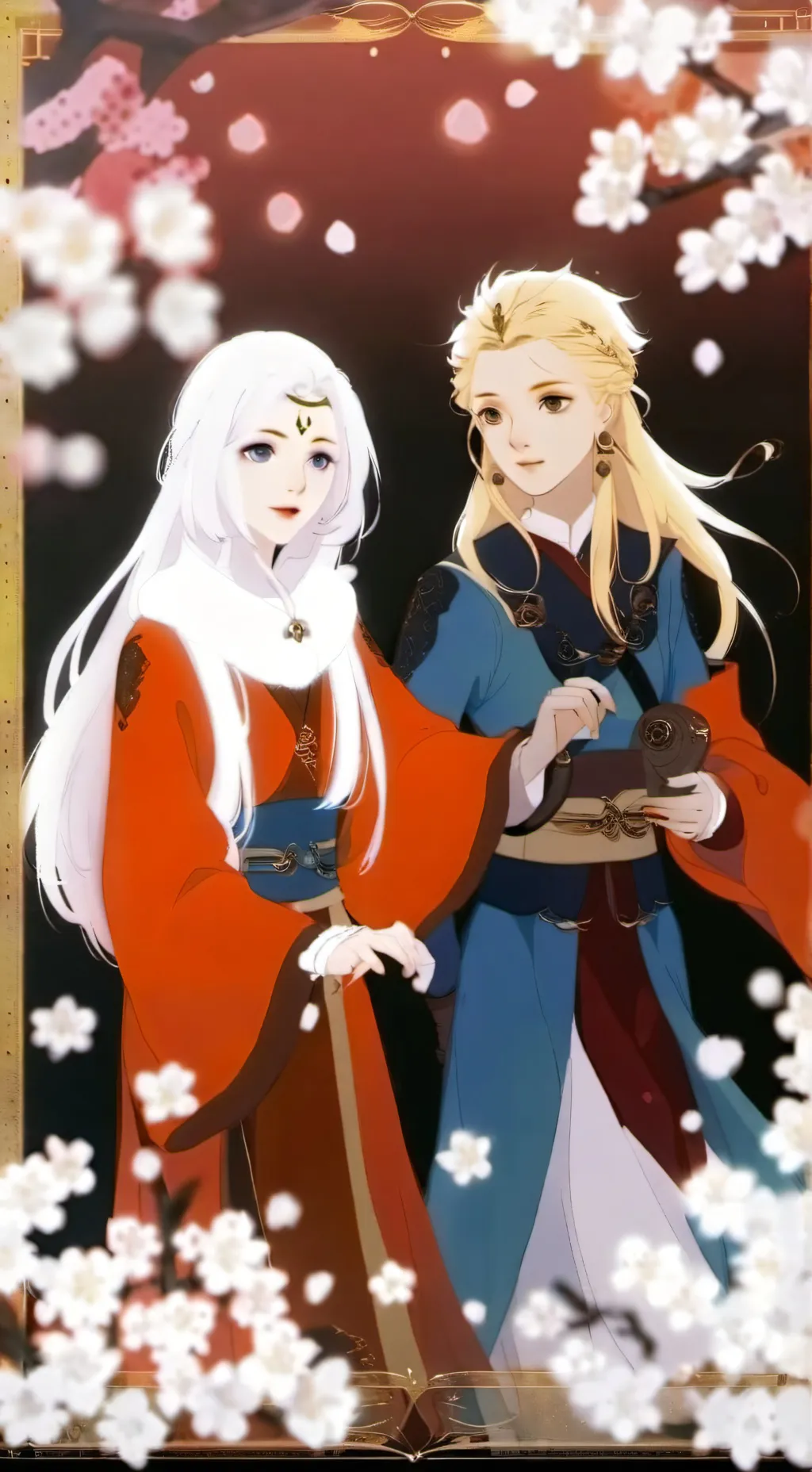 ai character: Hazel and Crystal! background