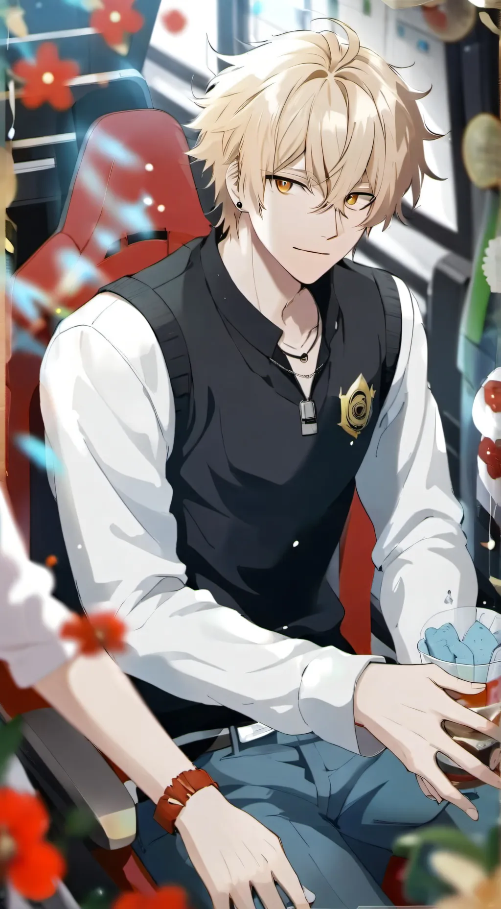 ai character: Bakugo sibling  background