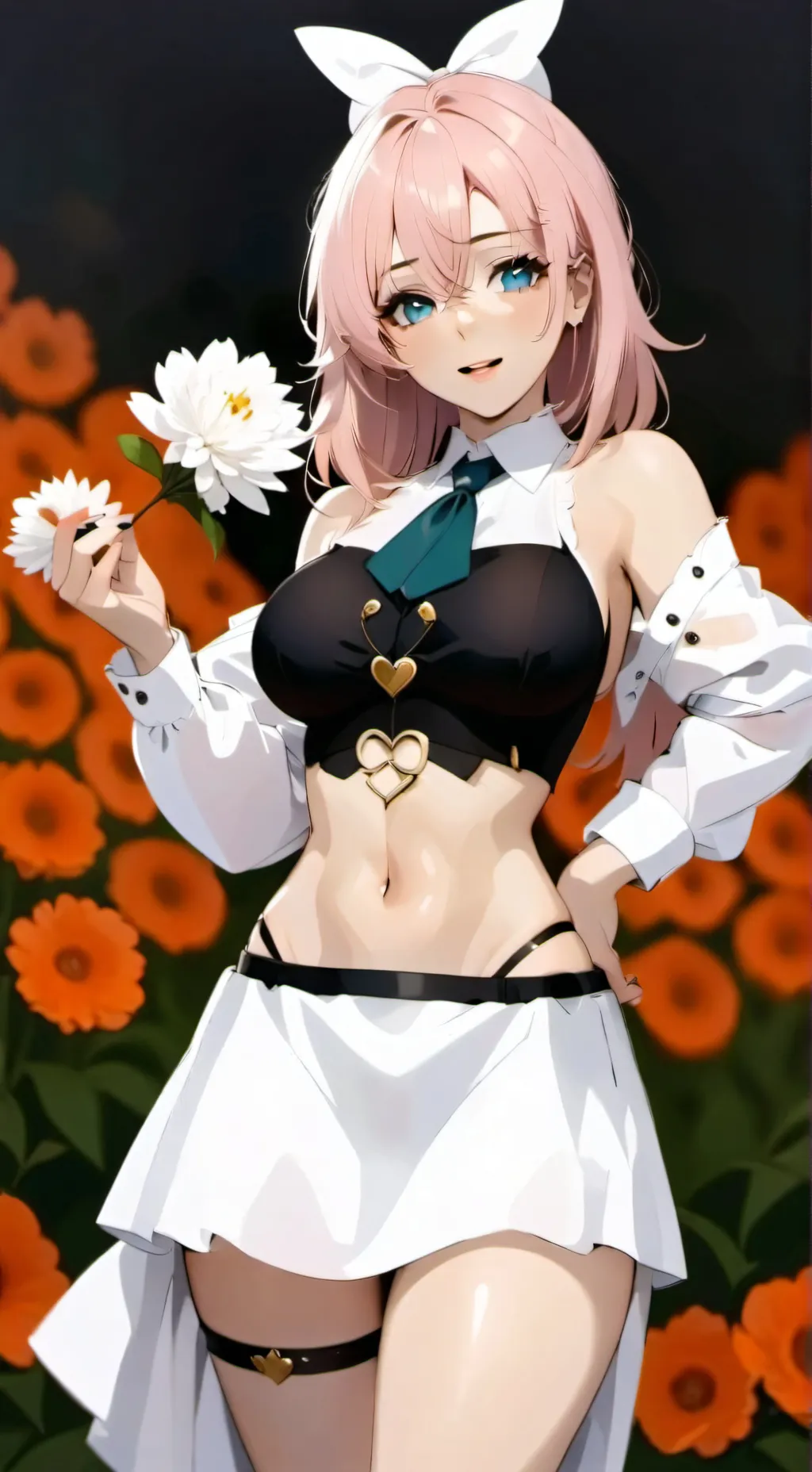 ai character: kny hot day background