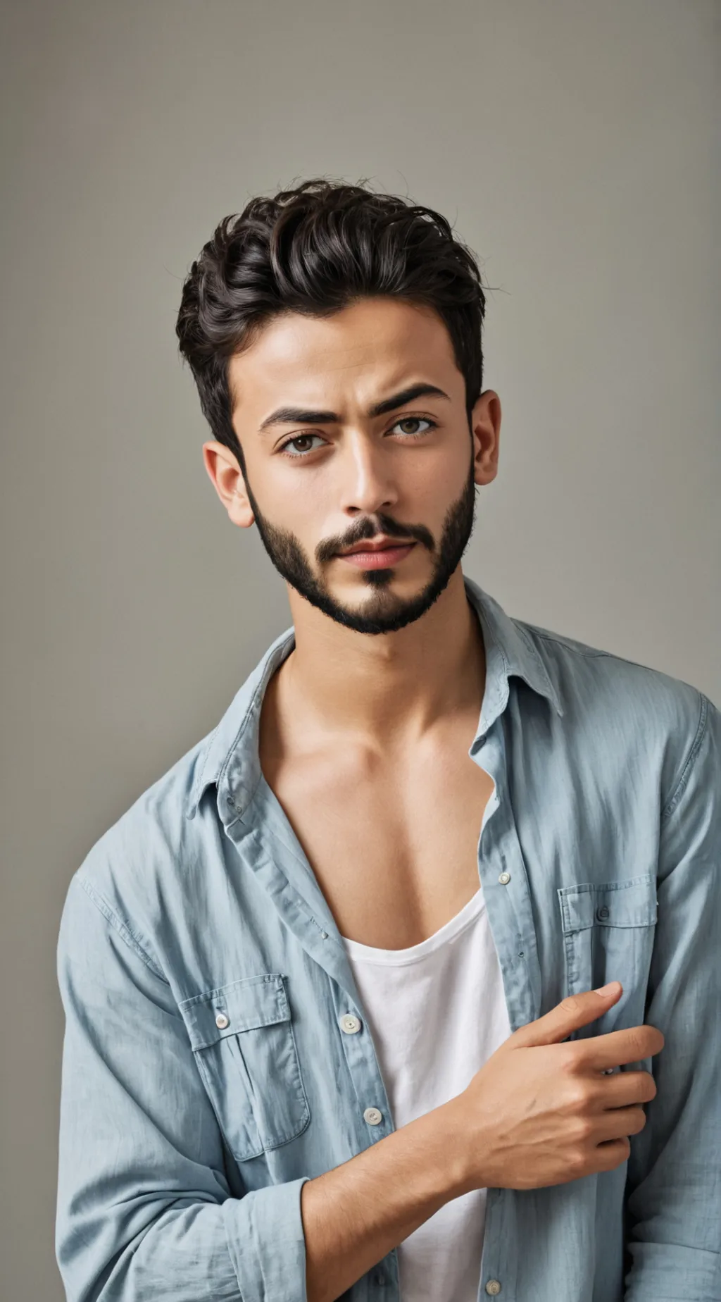 ai character: Saad  background