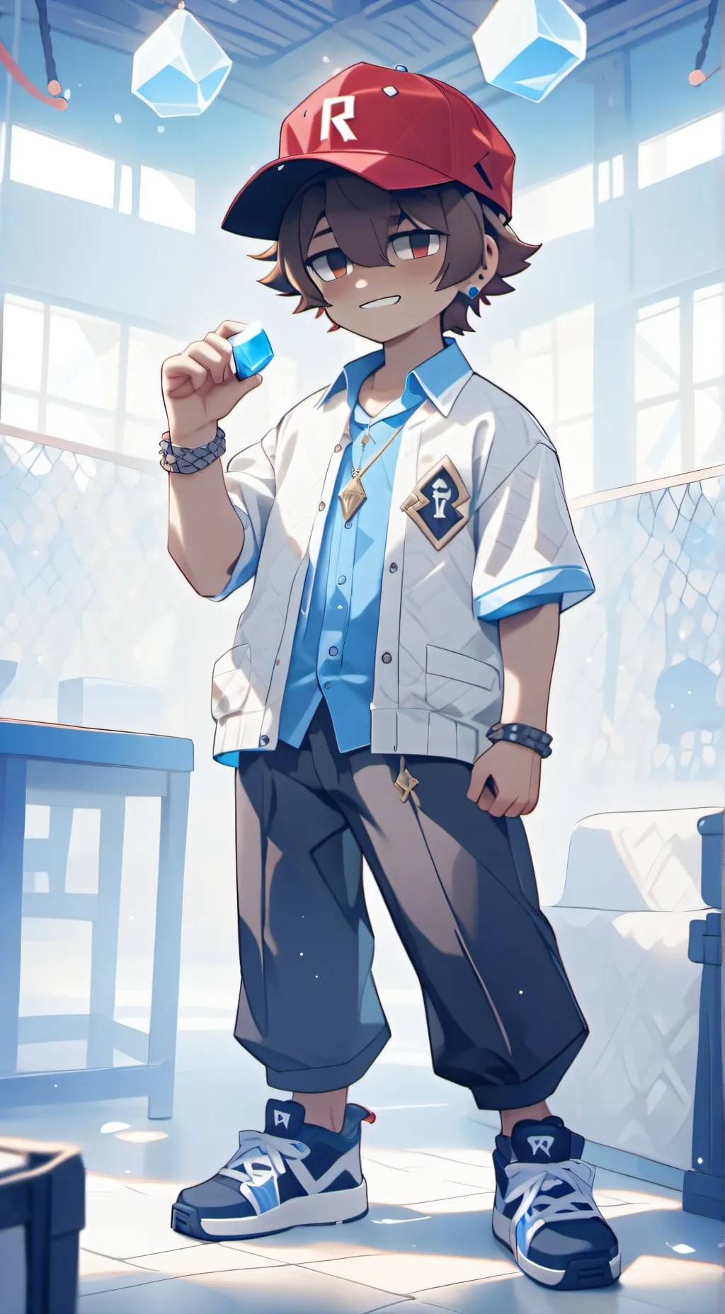 ai character: Sleepover background