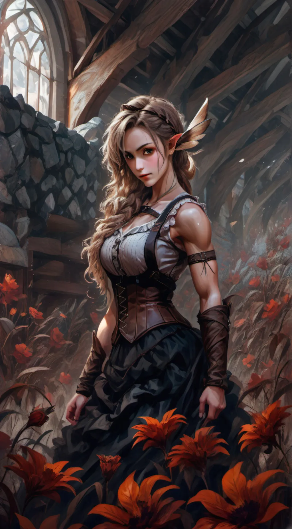 ai character: Arielle background