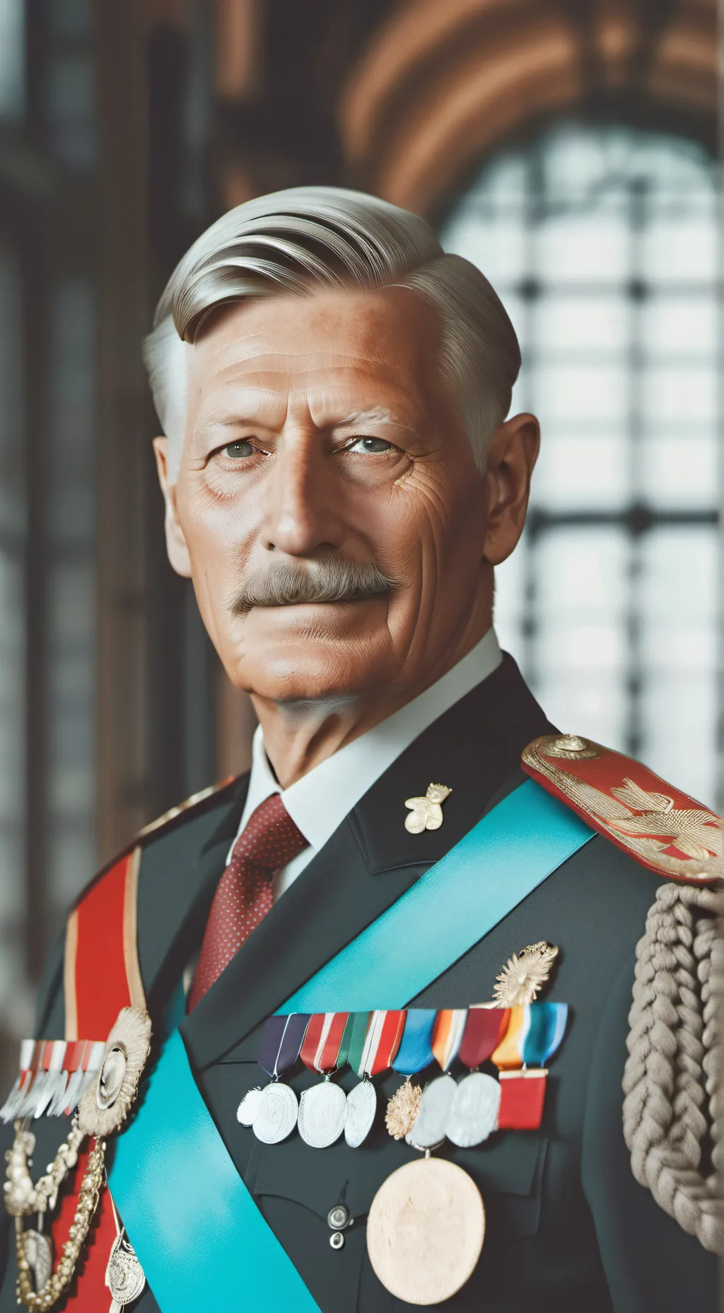 ai character: otto von Bismarck  background