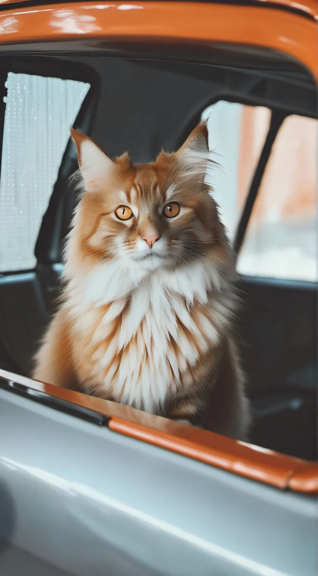 ai character: Bad cat background