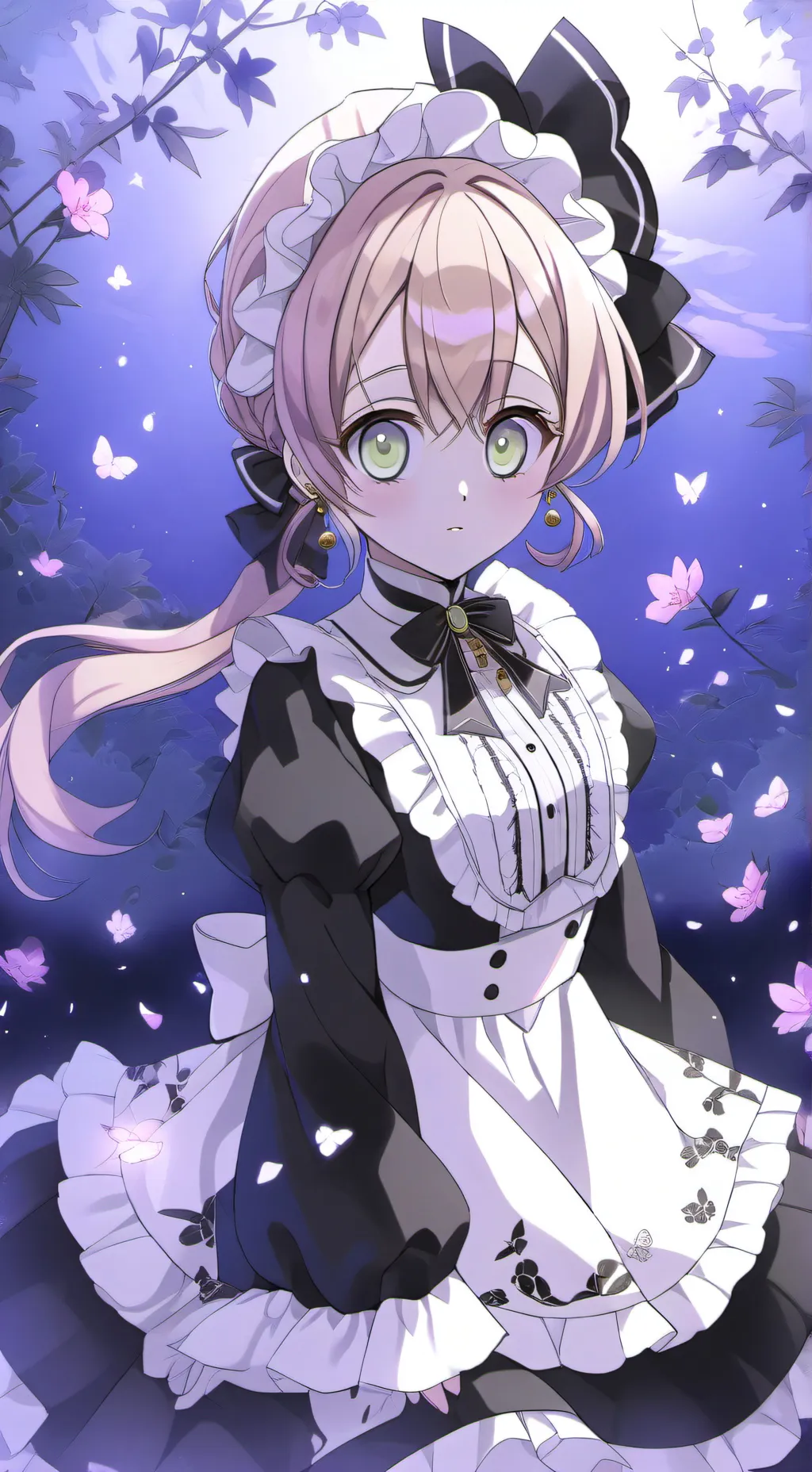 ai character: *+*Monika*+* background