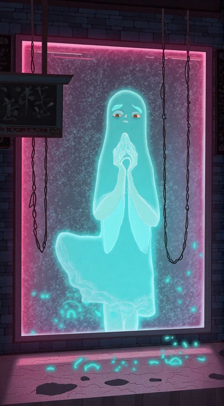 ai character: Obashino kid!! background