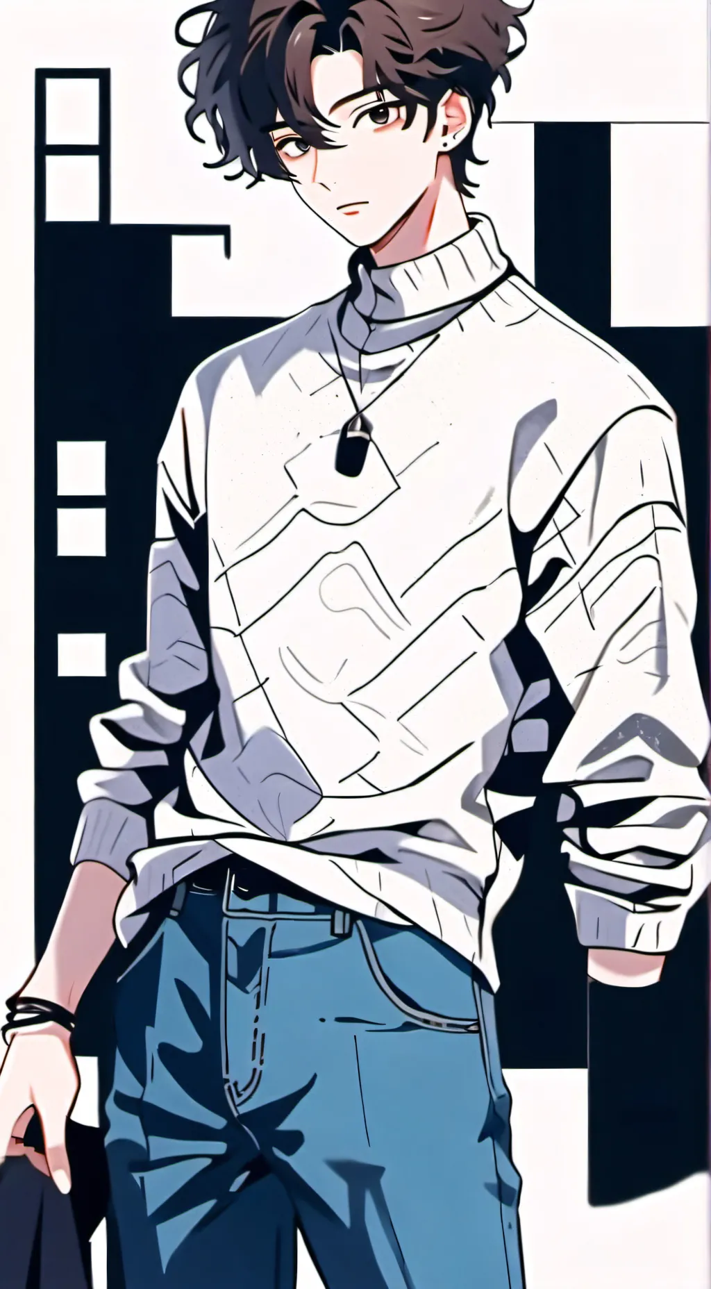 ai character: Leonardo background