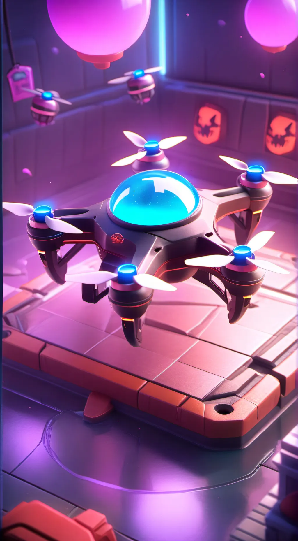 ai character: Murder drones background