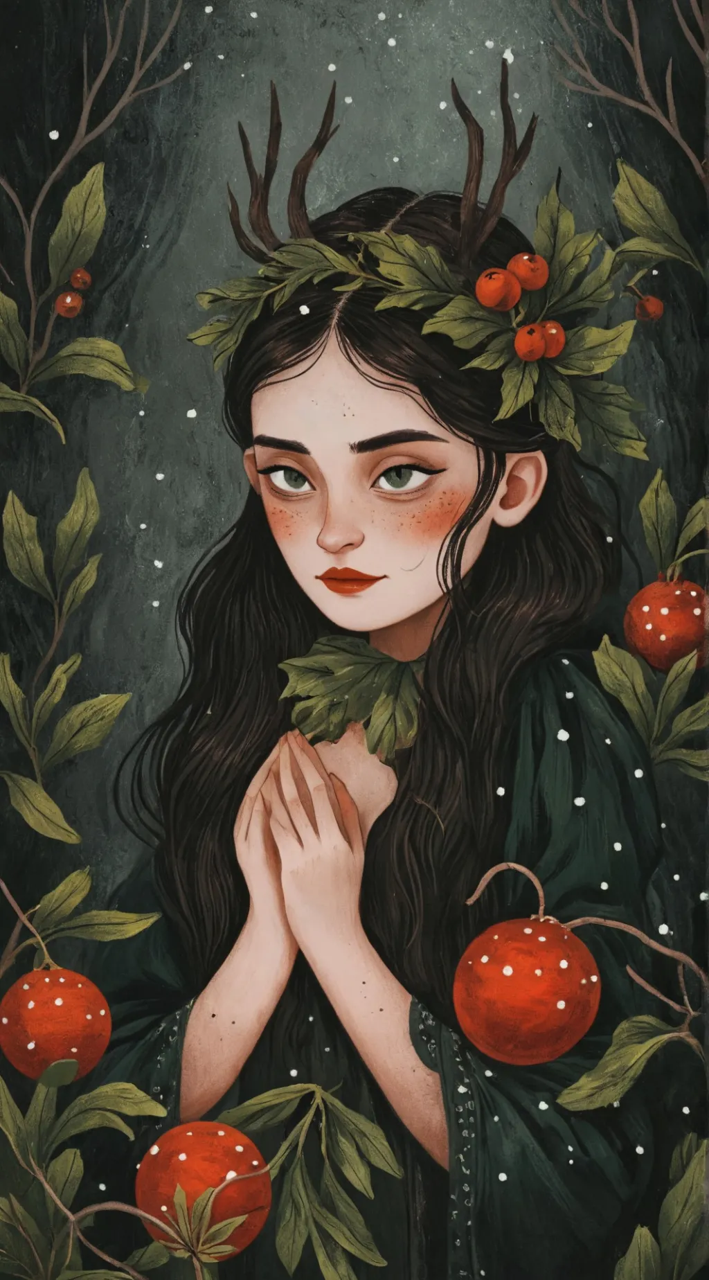 ai character: X mas mha 🎄🎅 background