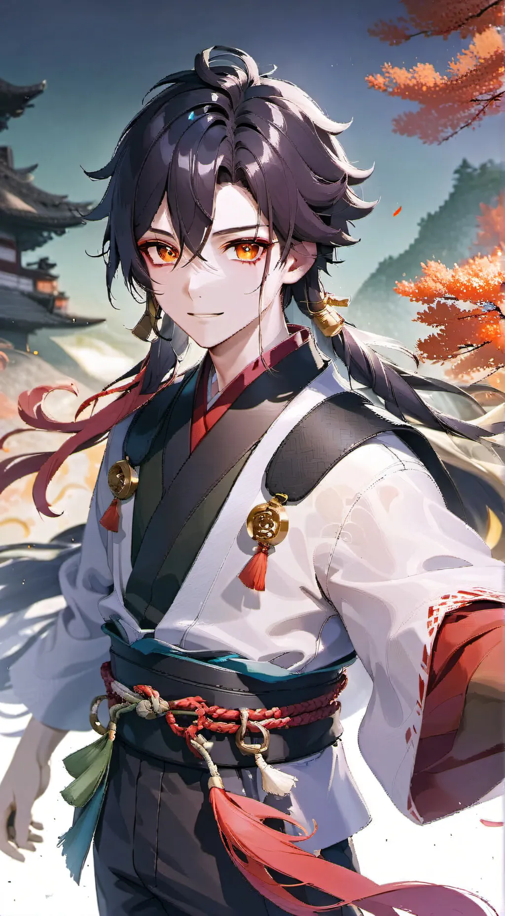 ai character: demon Slayer  background