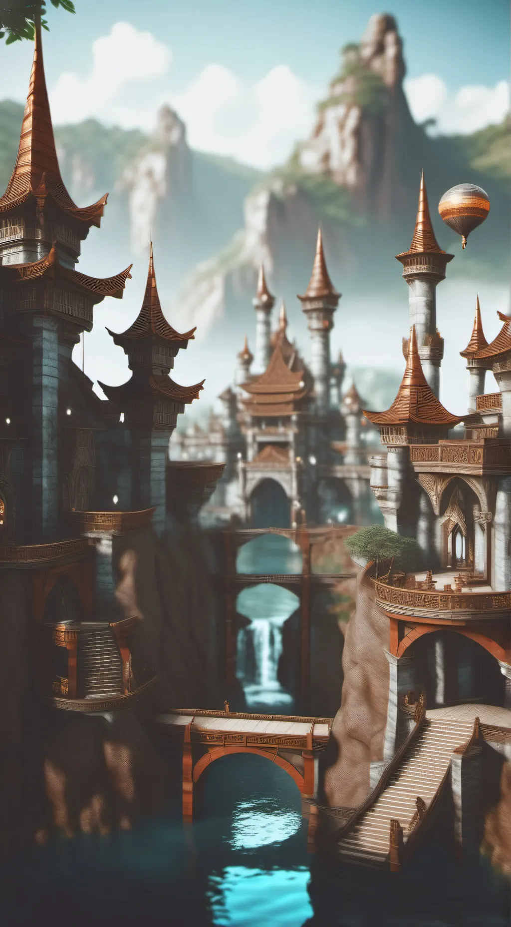 ai character: Fantasy World background