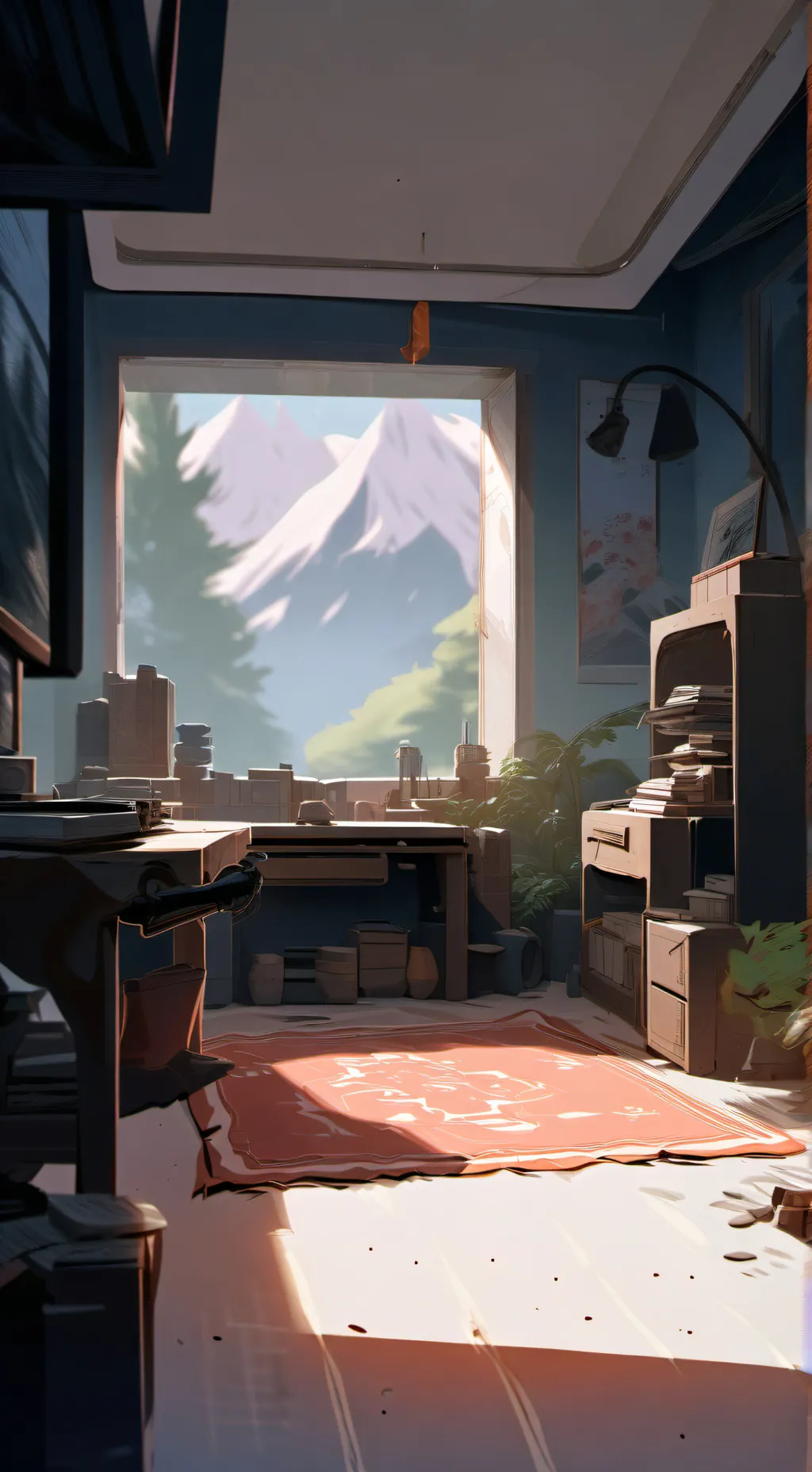 ai character: sleepover background